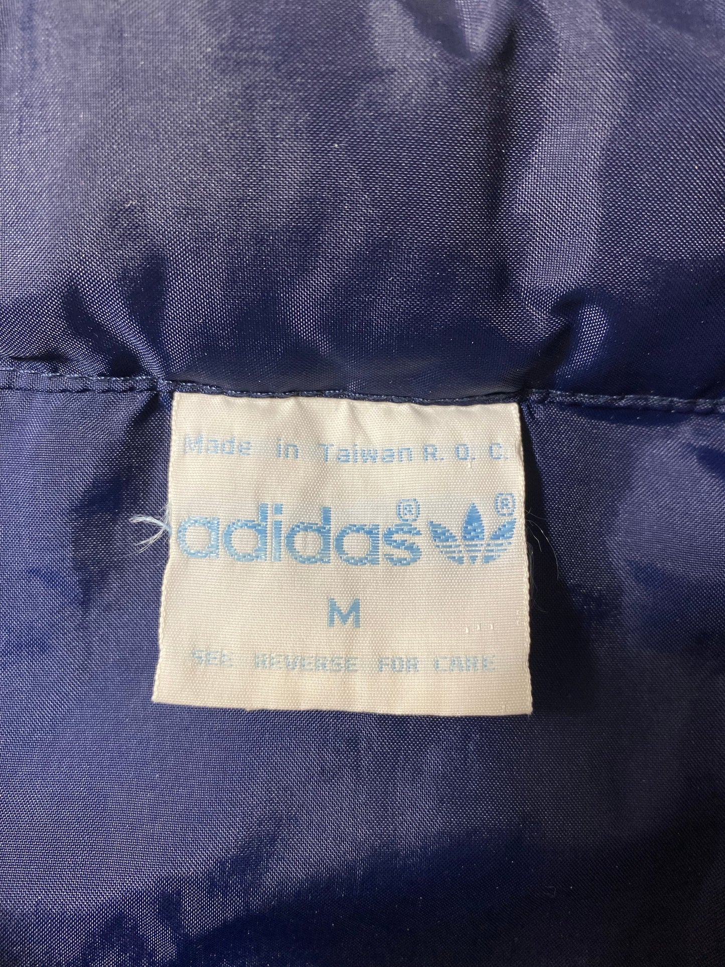 90's ADIDAS Size M Vintage Half Zip Nylon Jacket/ F6841N