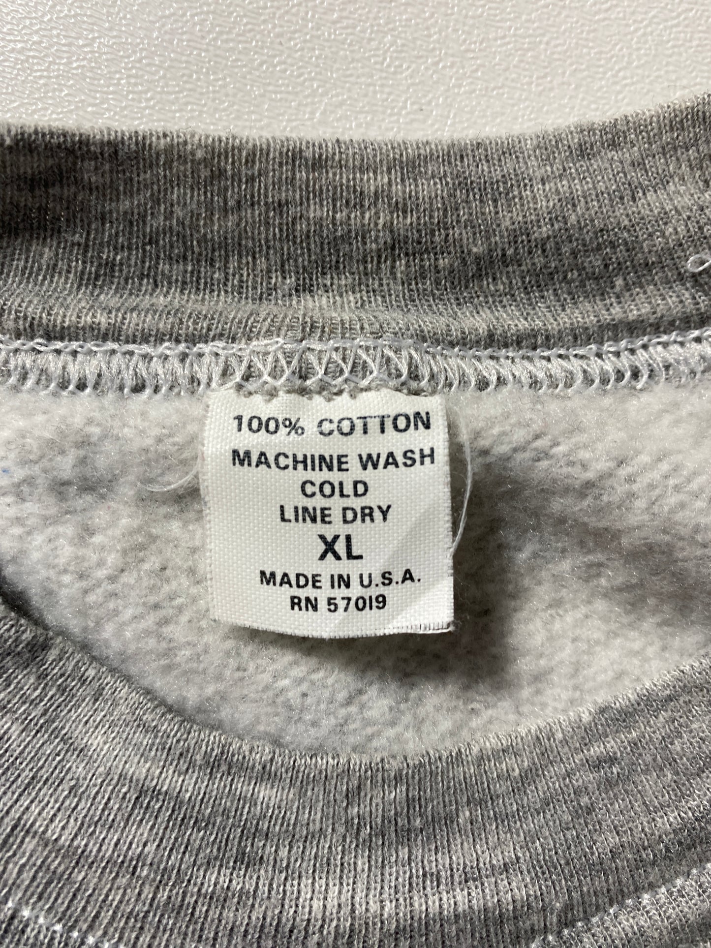 1987 DENVER BRONCOS SUPER BOWL Made in USA Size XL Vintage NFL Sweat-shirt / E9999S