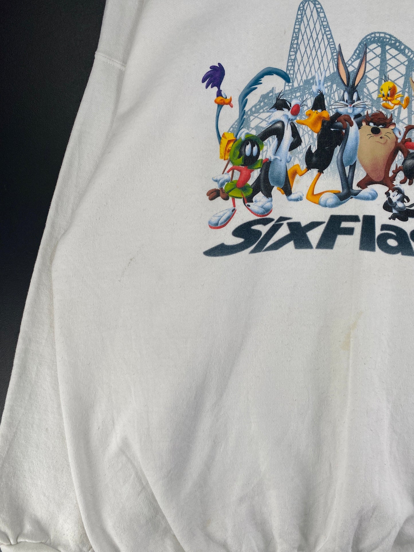 90's SIX FLAGS Made in USA Size XL Vintage Sweat-shirt / G6027S