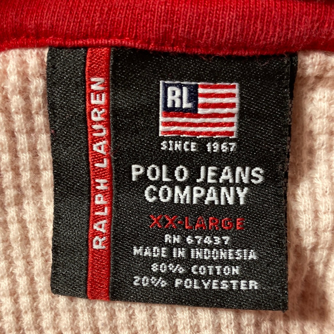 Vintage POLO JEANS RALPH LAUREN Size XXL Vintage Hoodie Sweat-shirt / G911S