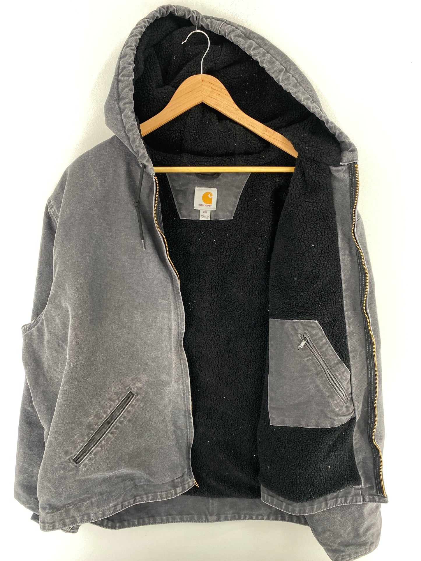 Vintage CARHARTT Size XXL Zip-Up Duck Jacket / F5781J