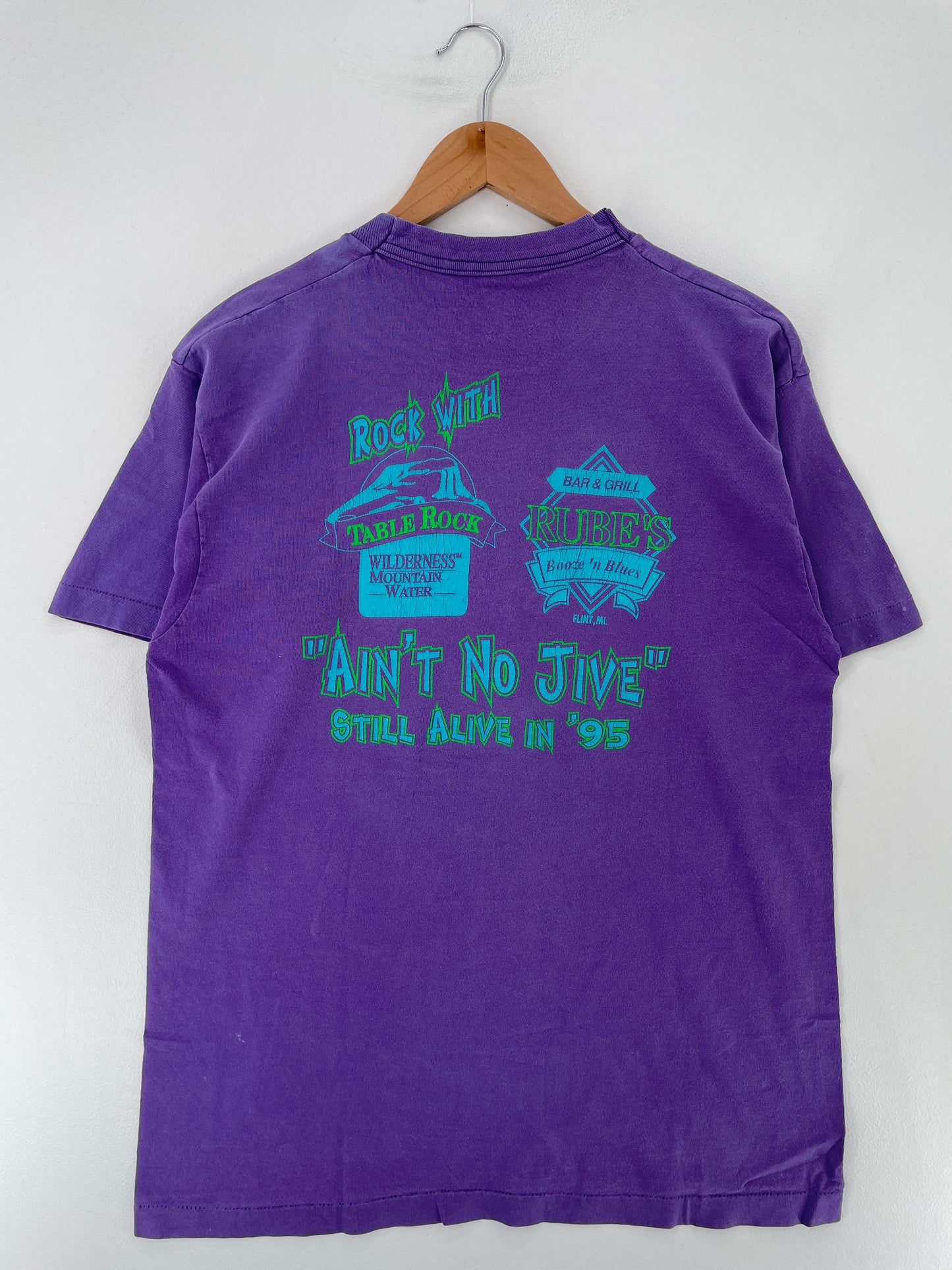 1995 THE FLINTSTONES Made in USA Size L Vintage T-Shirt / E8061T