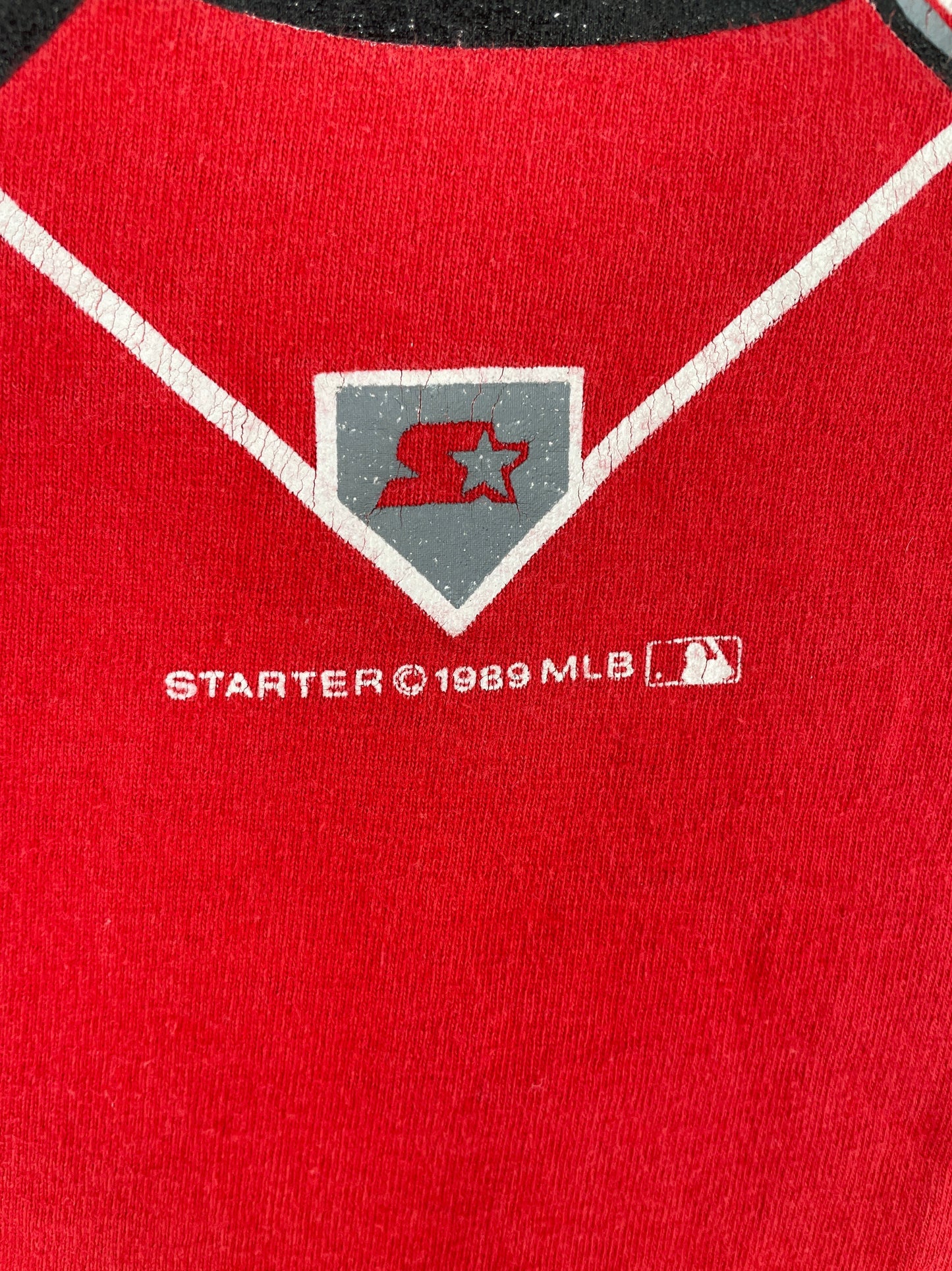 1989 STARTER x CINCINNATI REDS Made in USA Size XL Vintage MLB T-Shirt / G7312T