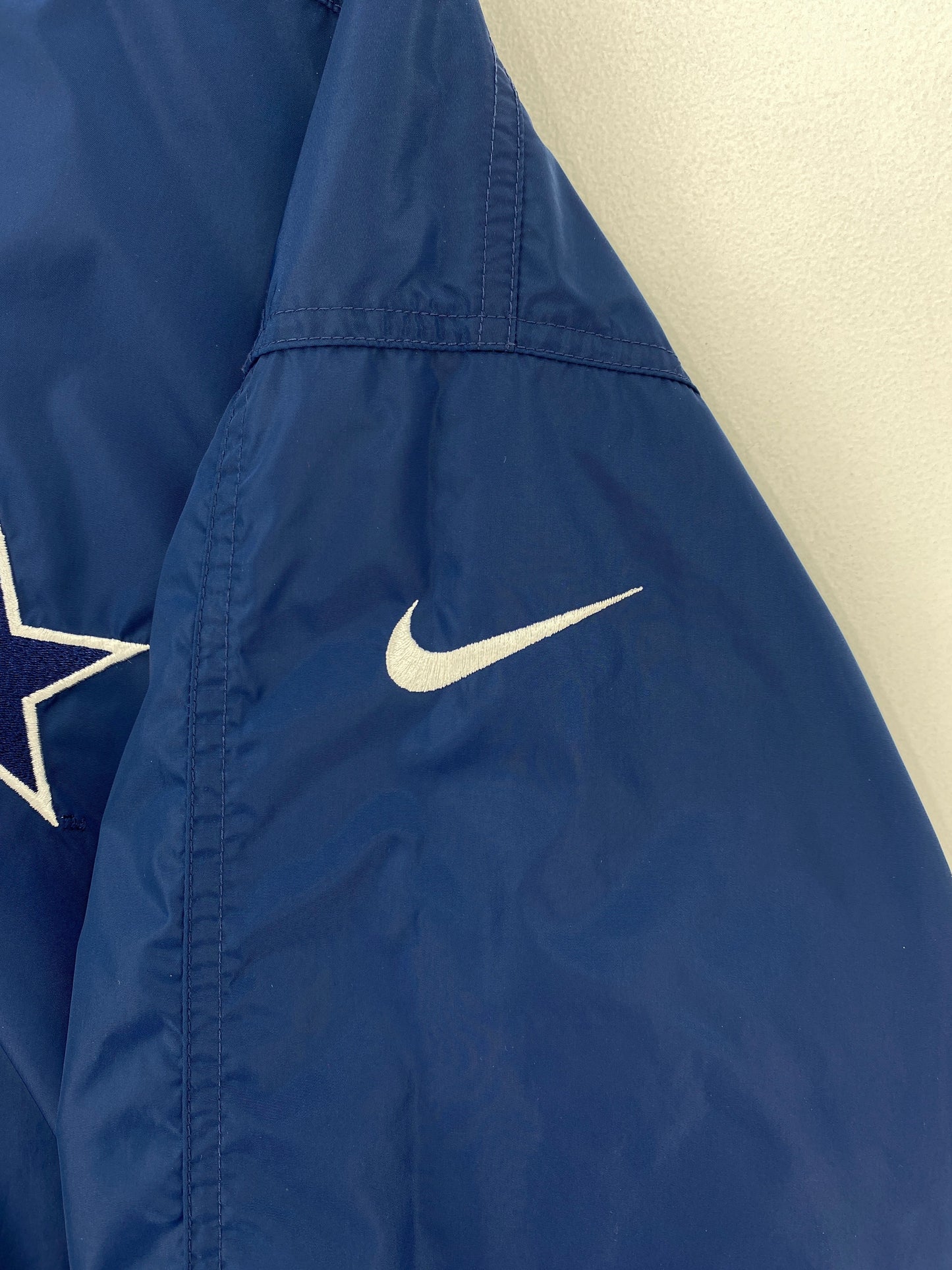 90’s NIKE x DALLAS COWBOYS REVERSABLE Approx. Size XL Vintage NFL Nylon Jacket / F7708N