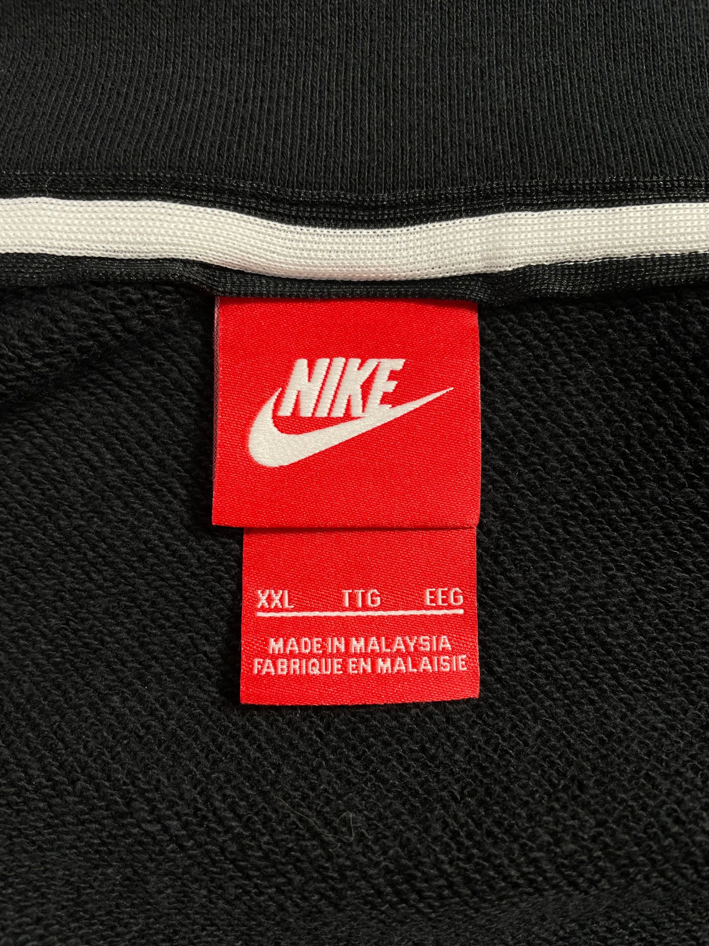 00' NIKE Size XXL Vintage Half Zip-up Hoodie Sweat-shirt / G5471S