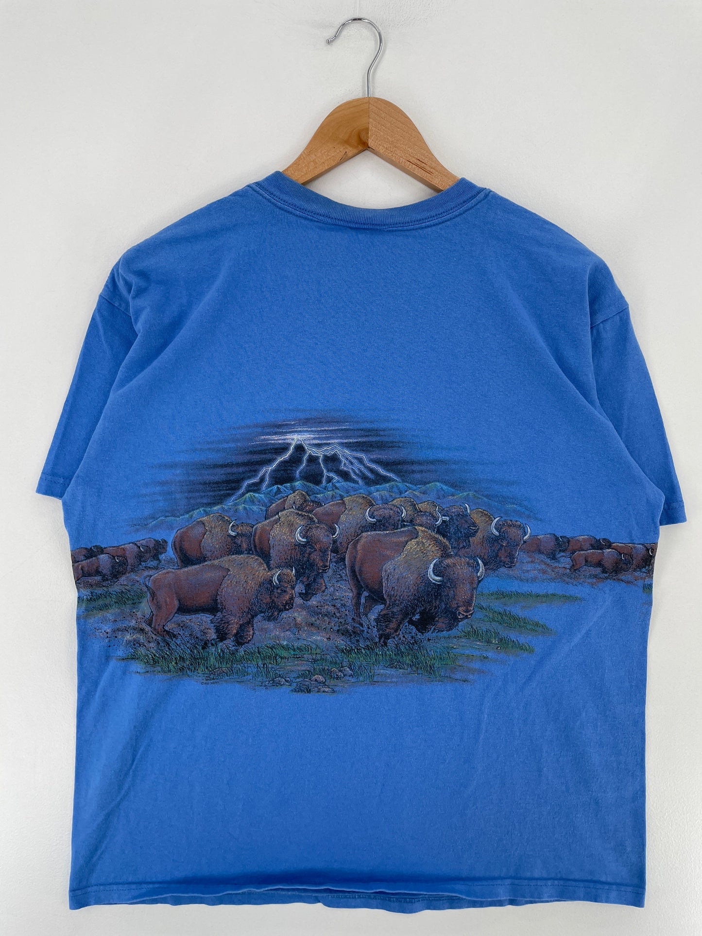00’ BUFFALO Size L Vintage Animal T-shirt / F3981T