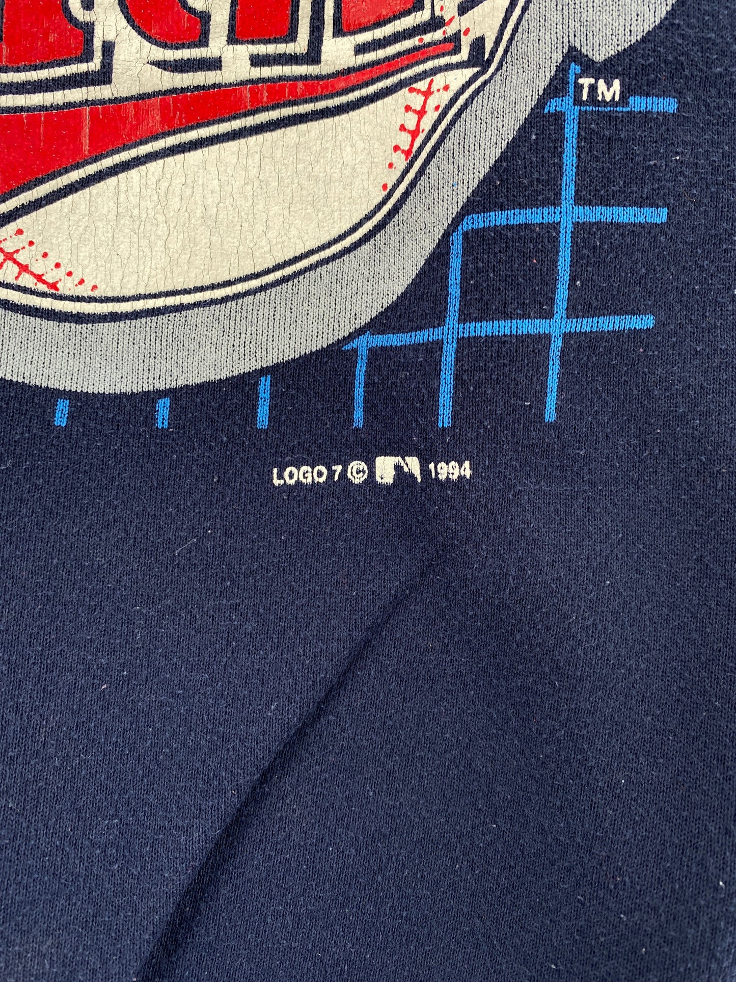 1994 MINNESOTA TWINS Made in USA Size XL MLB Sweat-Shirt / G524S