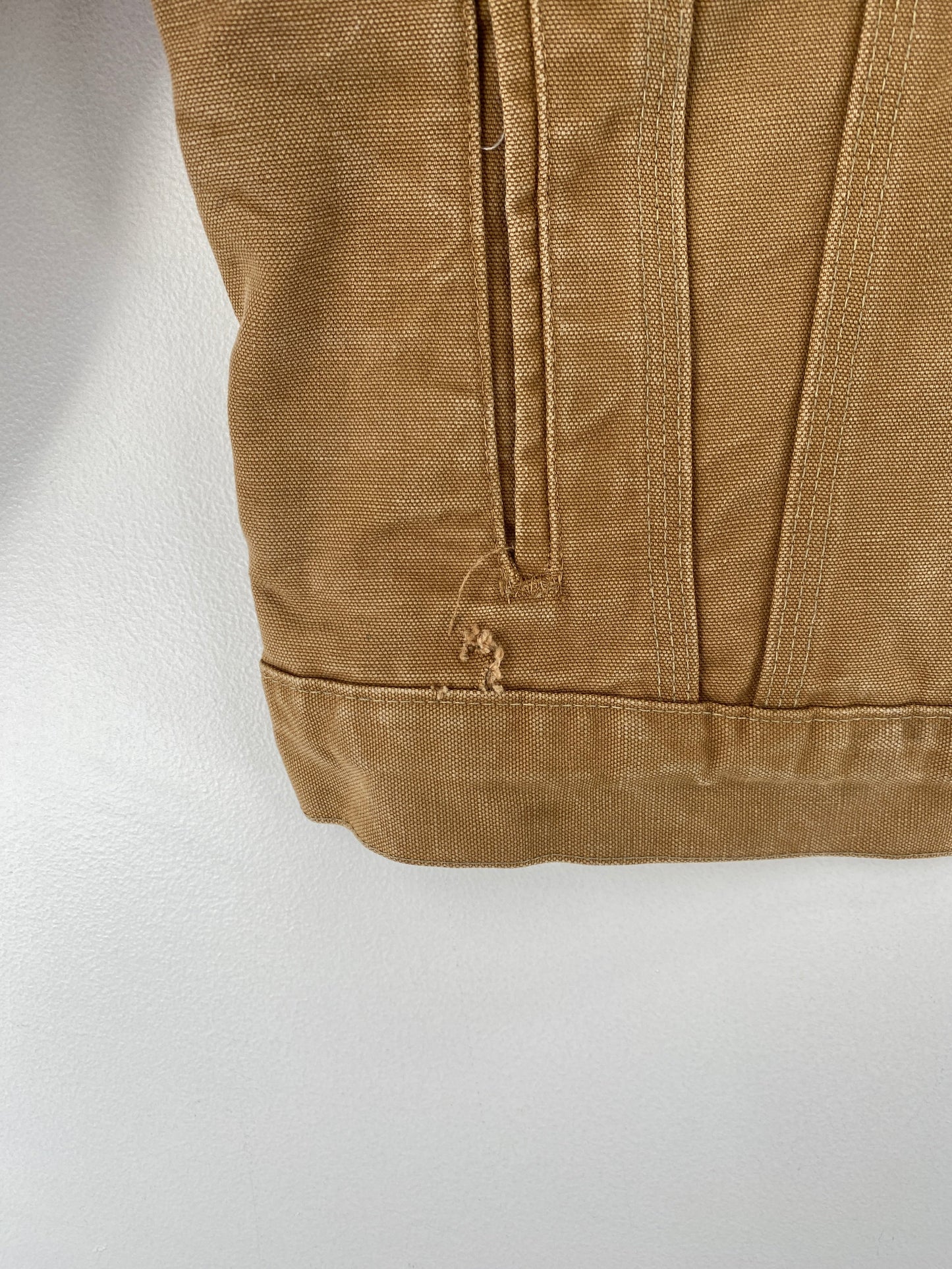 90's CARHARTT Made in USA Size 42(XL) Zip-Up Duck Jacket / F2944J