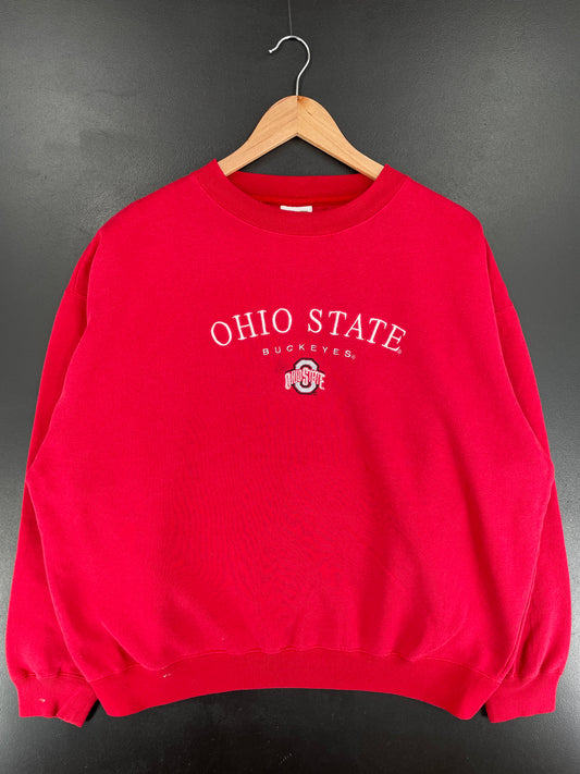 00' OHIO STATE BUCKEYES Size XL Vintage College Sweat shirt / E8441S