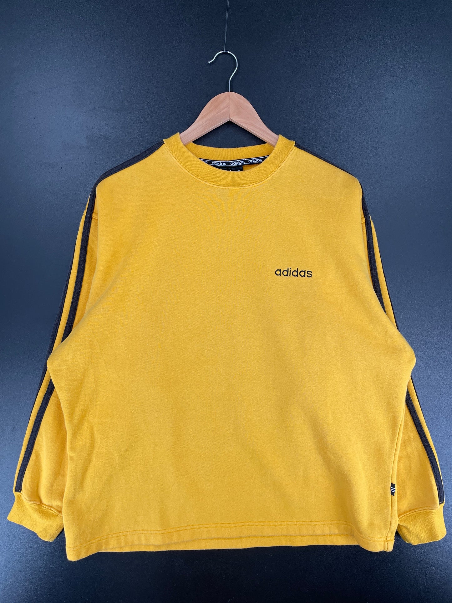 .90's EURO ADIDAS Size M Vintage Sweat-shirt / F4736S