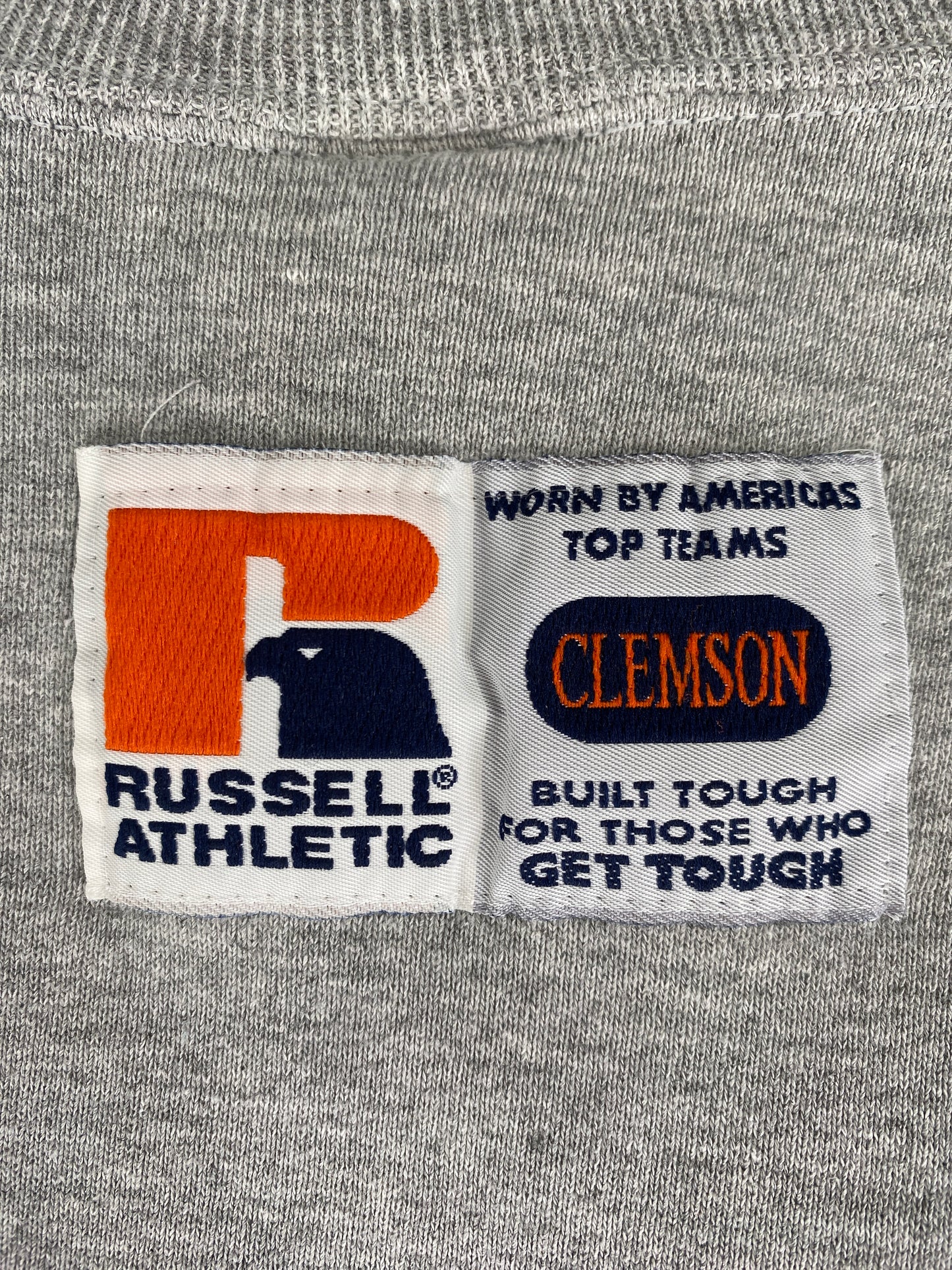 90’s RUSSELL x CLEMSON Made in USA Size L Vintage College Sweat-shirt / E7538S