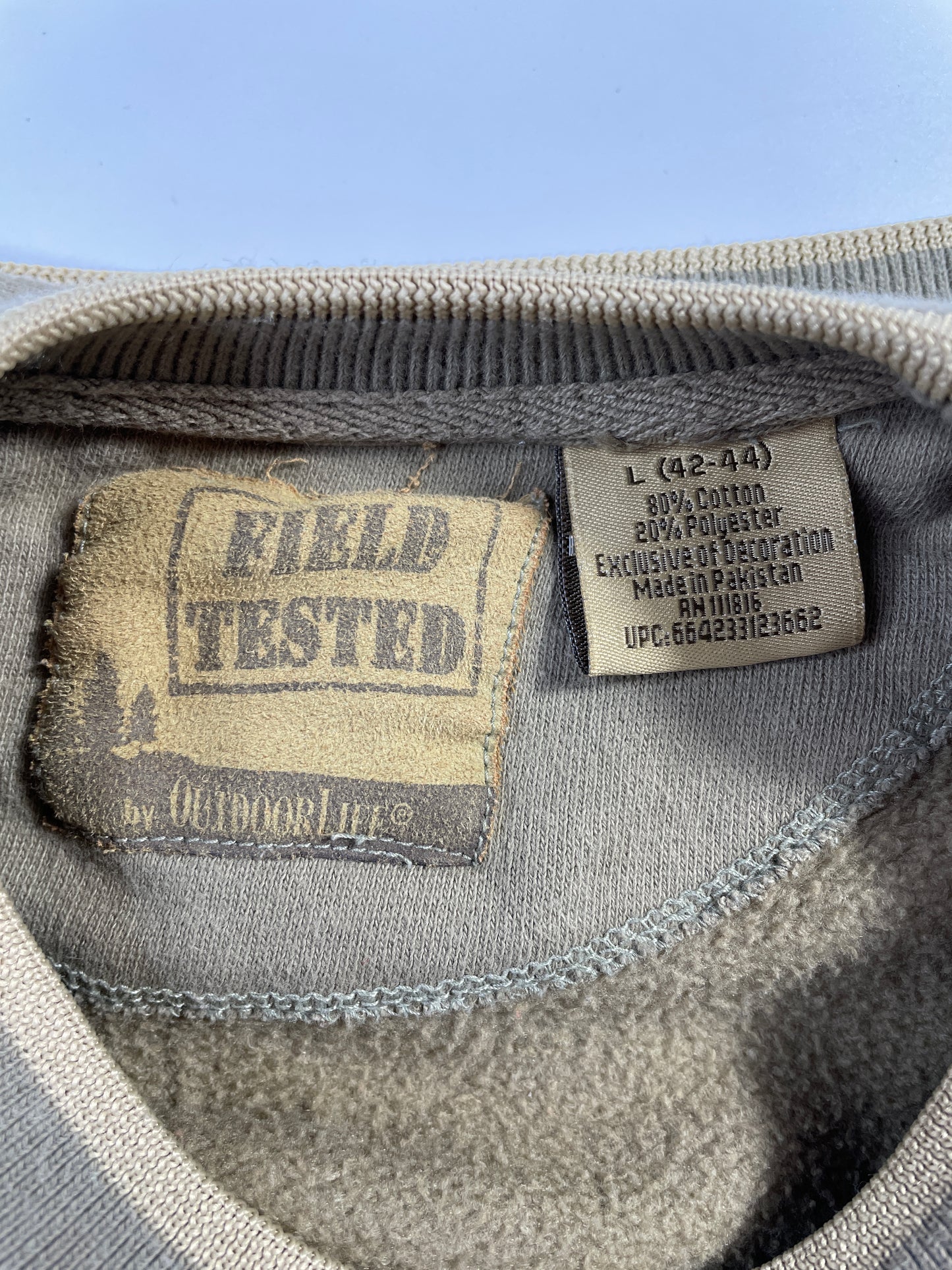 00' WILD LIFE Size L Vintage Animal Sweat-Shirt / E8490S