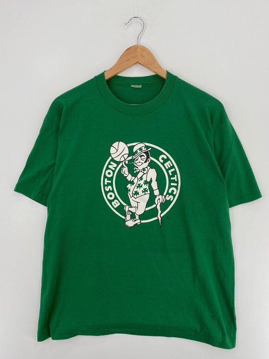 .80’s BOSTON CELTICS Size No tag (Approx.L) NBA T-Shirt / E9880T