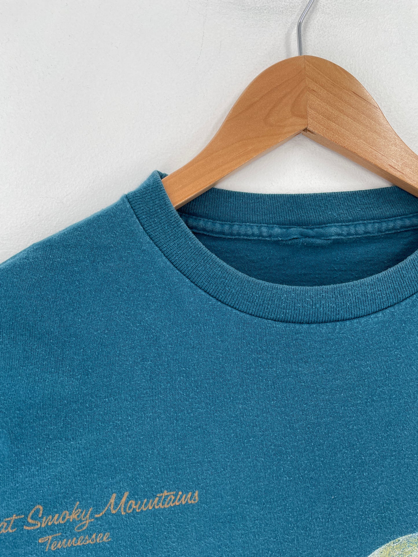 1992 WOLF Size Approx.XL Vintage Animal T-Shirt / E7589T