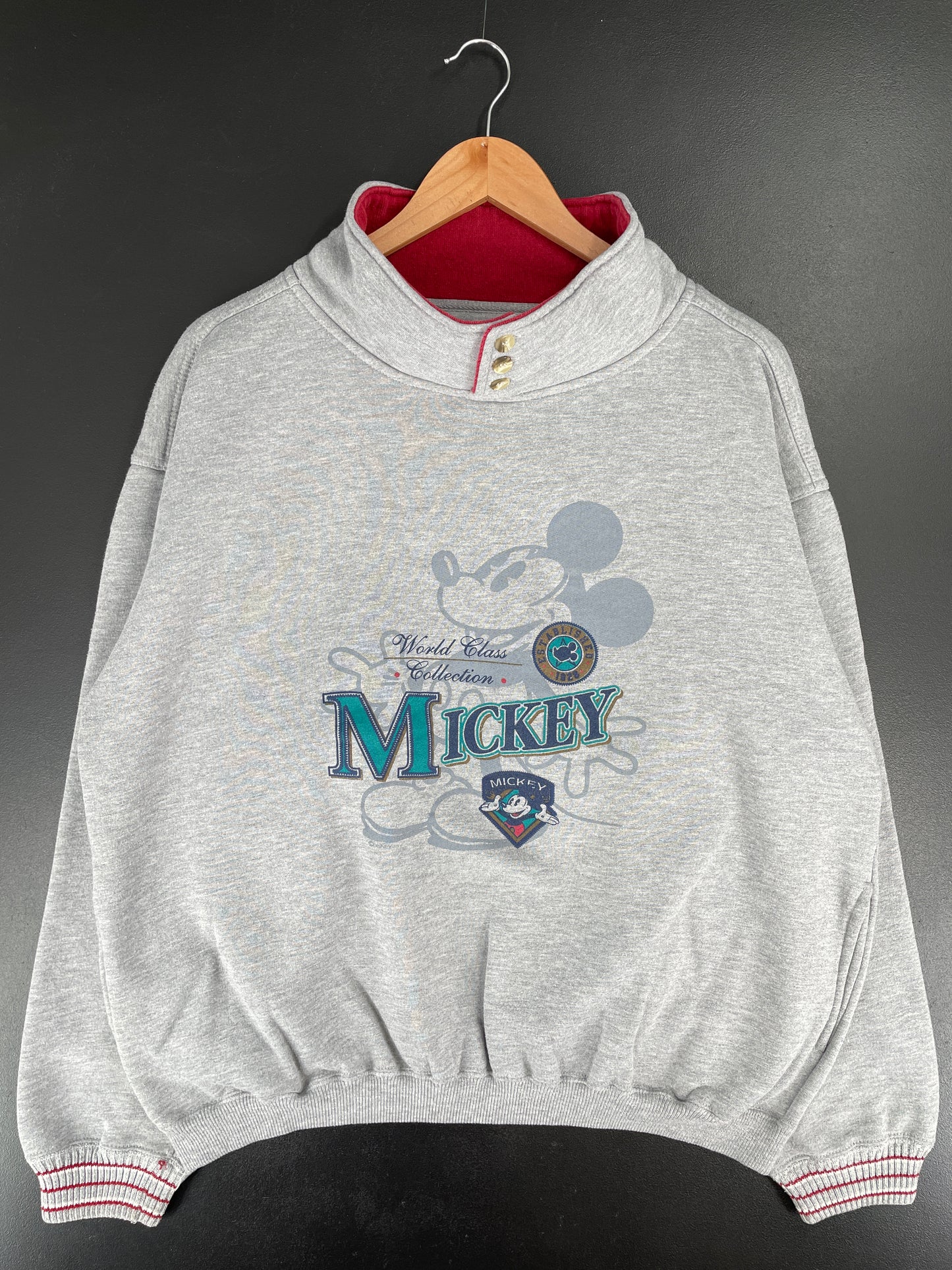 00' DISNEY MICKEY Size XL Vintage Sweat-shirt / E7782S