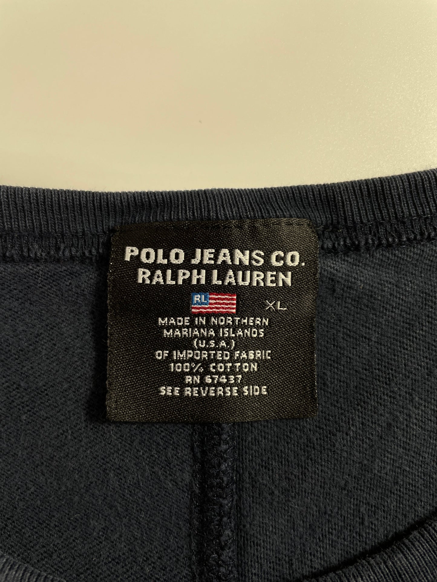 00’s POLO JEANS RALPH LAUREN Size XL Vintage Long sleeve T-Shirt / F7766T