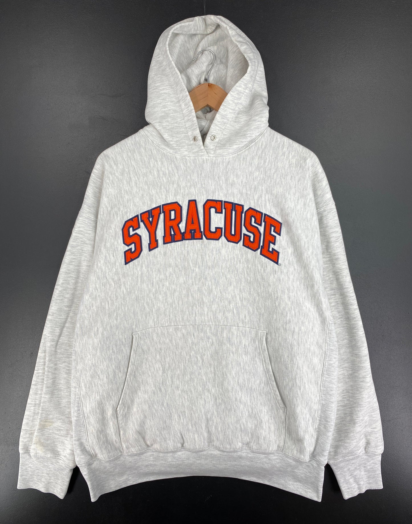 00’ Champion Reversewave x SYRACUSE Size XL Vintage College Hoodie Sweat-shirt / F5238S