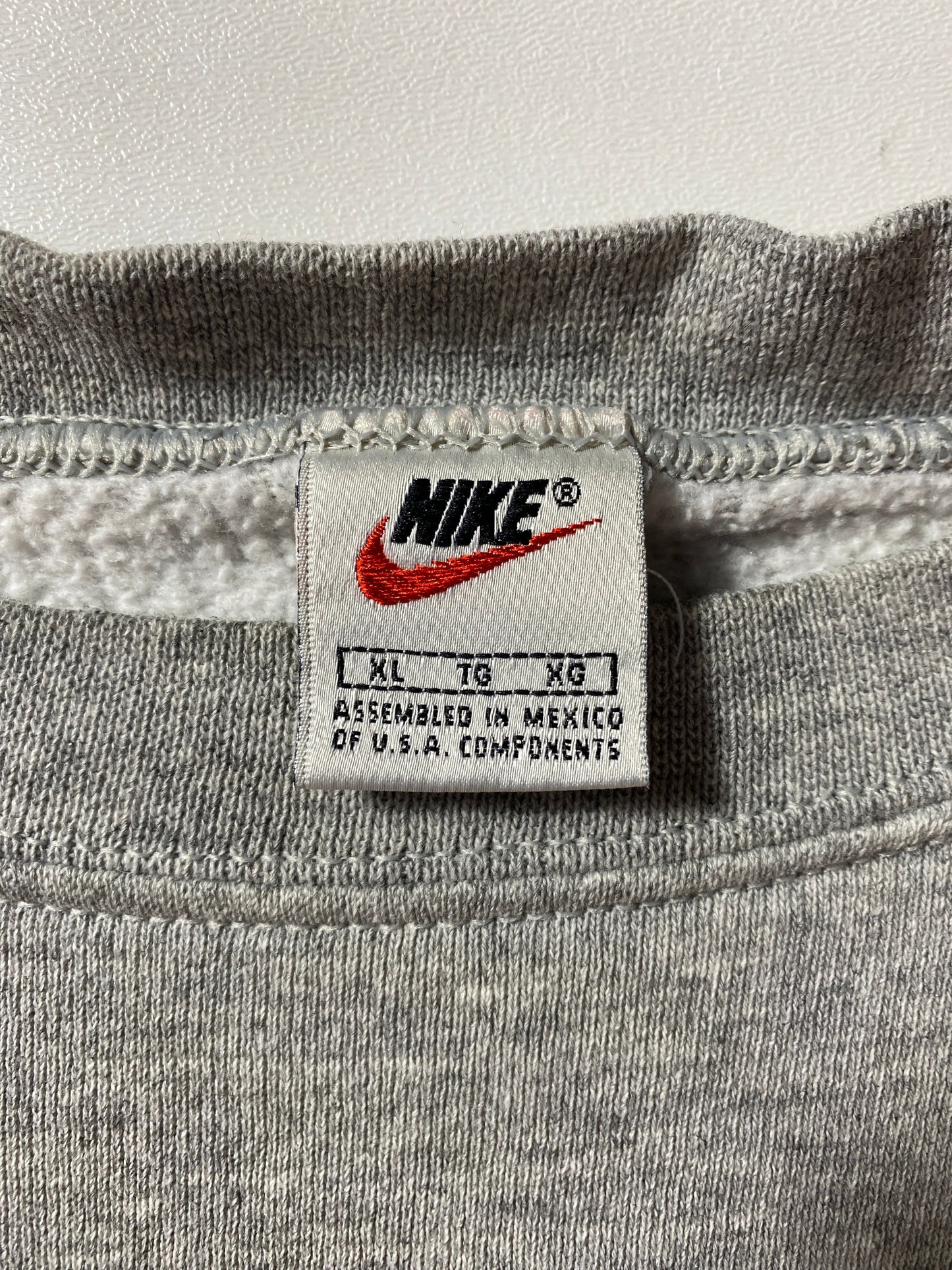 90's NIKE MINI SWOOSH Size XL Vintage Sweat-shirt / G6086S