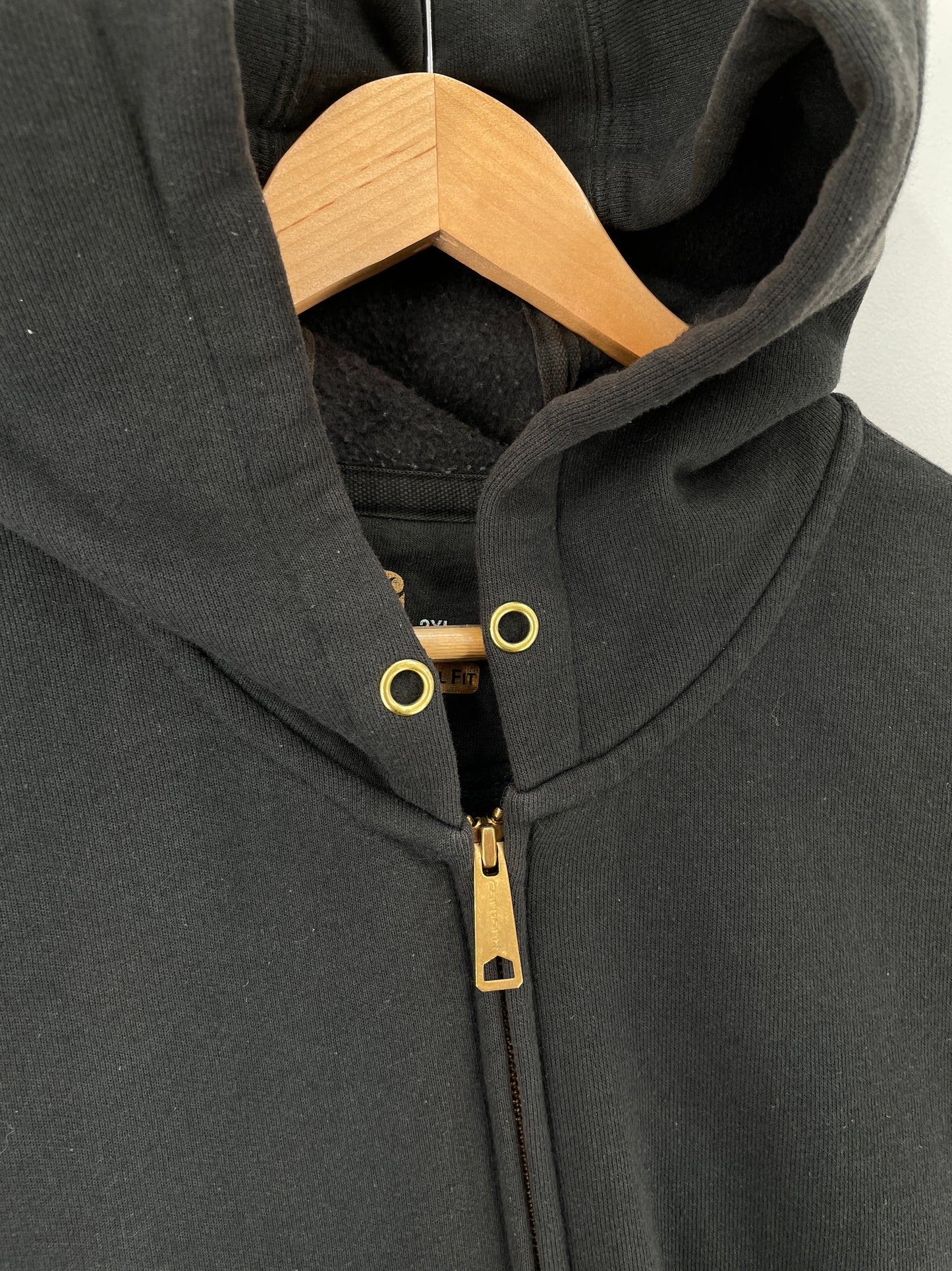 .Vintage CARHARTT Size XXL Hoodie Zip-up Sweat-Shirt / E6968S
