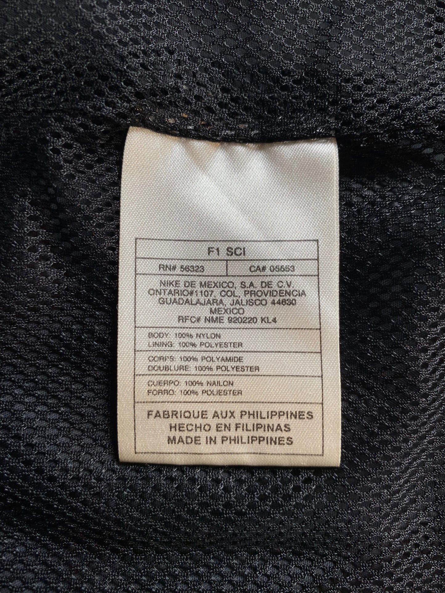 00' NIKE MINI SWOOSH Size XL Vintage Nylon Jacket / F1593N