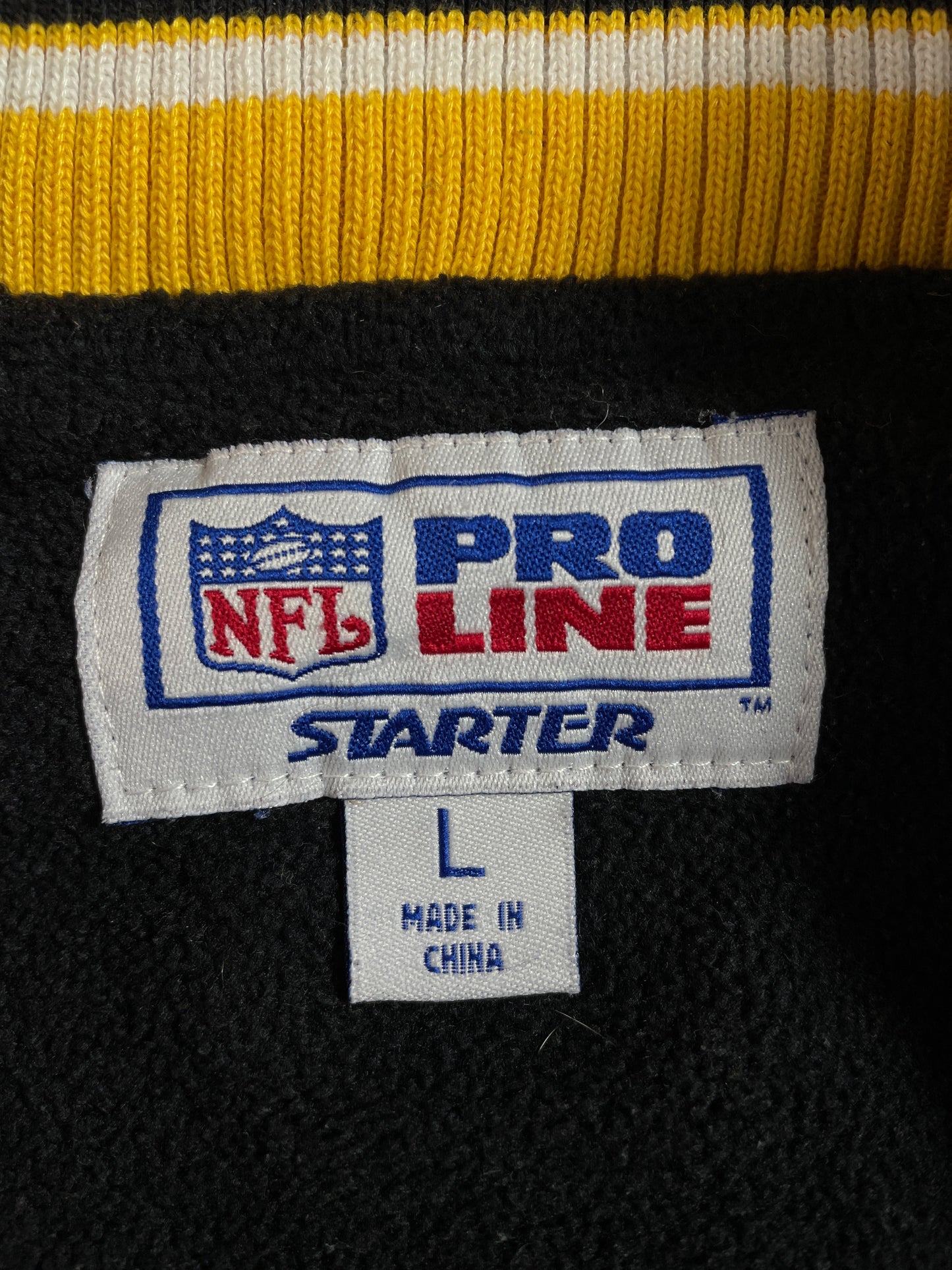 90’s STARTER x PITTSBURGH STEELERS Size L NFL Fleece / F5772S