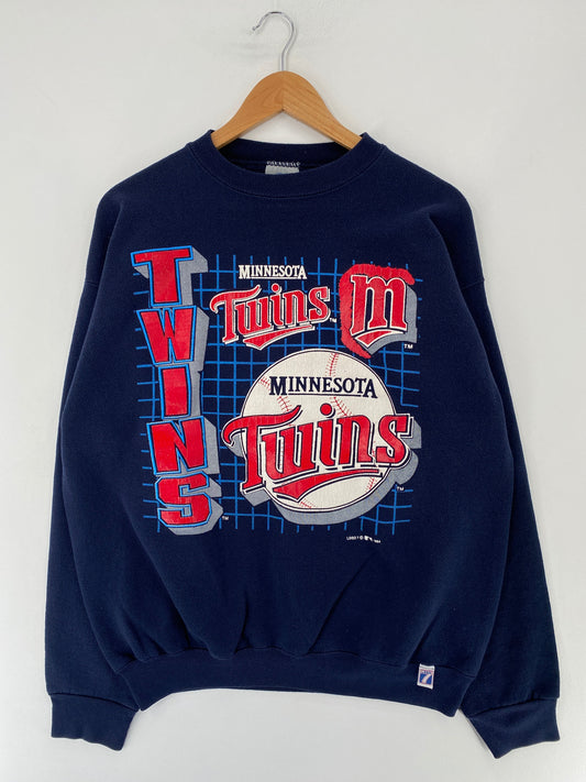 1994 MINNESOTA TWINS Made in USA Size XL MLB Sweat-Shirt / G524S