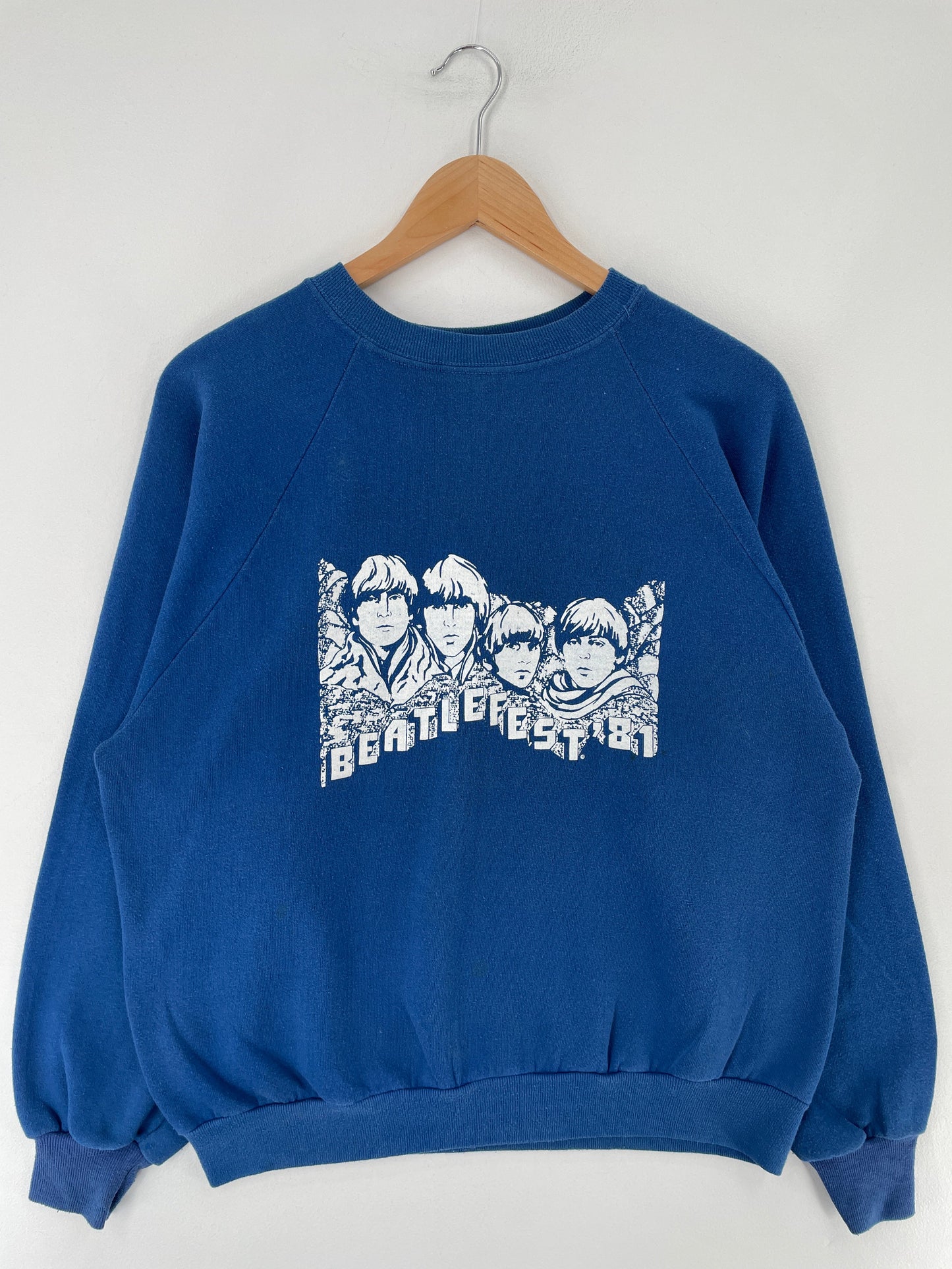 1981 BEATLES BEATLEFEST Made in USA Size XL Vintage Music Sweat-shirt / F3948S