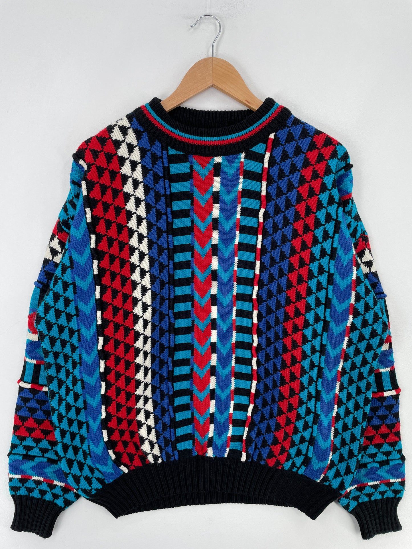 Vintage COOGI Style Size L Acrylic Knit Sweater / F2144K