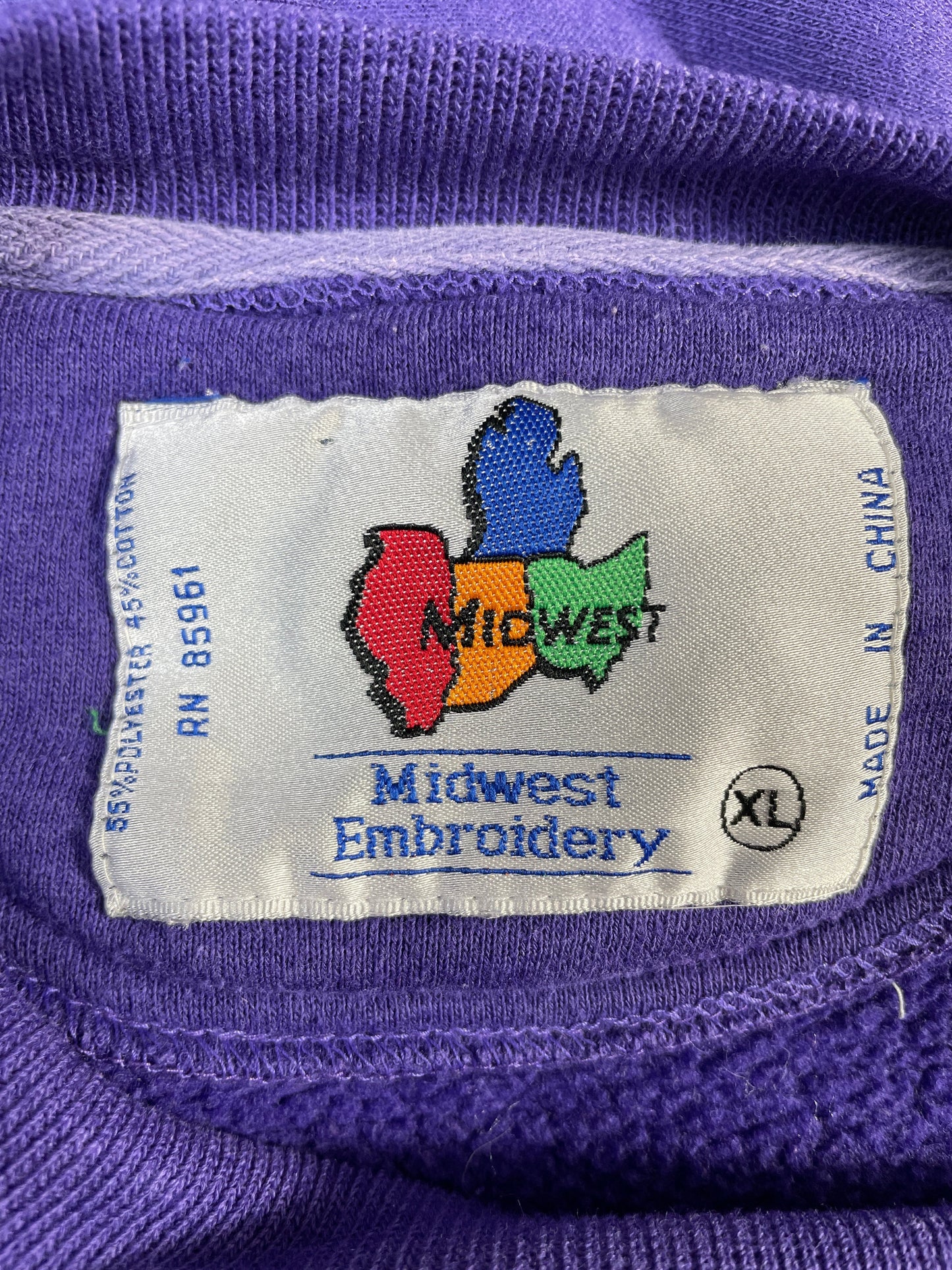 90’s KANSAS STATE WILDCATS Size XL Vintage College Sweat-Shirt / G3769S