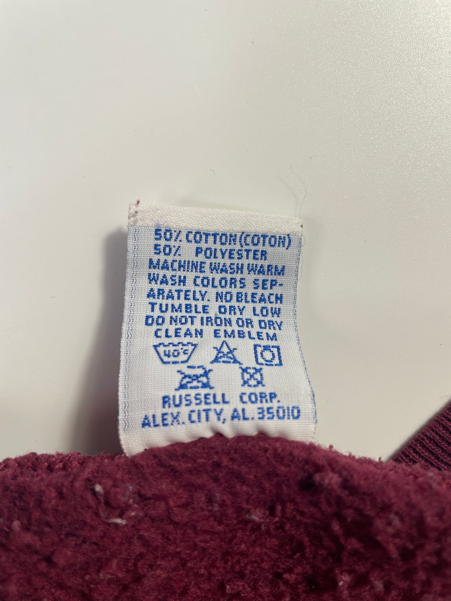 90's RUSSELL x ARIZONA STATE SUN DEVILS Made in USA Size M Vintage College Sweat-shirt / F7930S