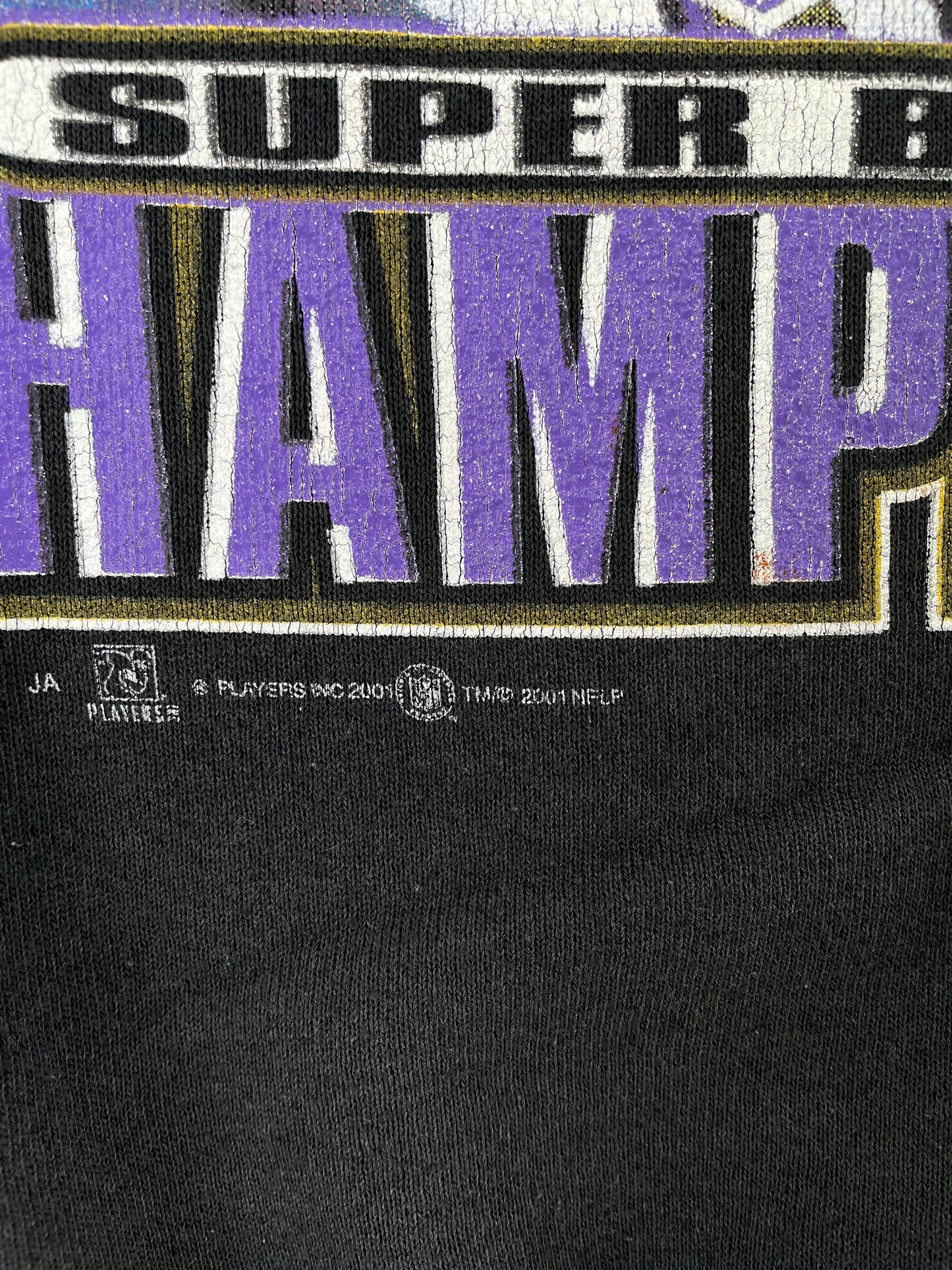 2001 BALTIMORE RAVENS Size L Vintage NFL Sweat-Shirt / F615S