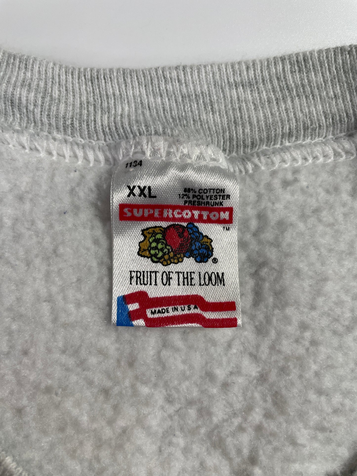 90's MICHIGAN STATE Made in USA Size XXL Vintage College Sweat-Shirt / F4166S