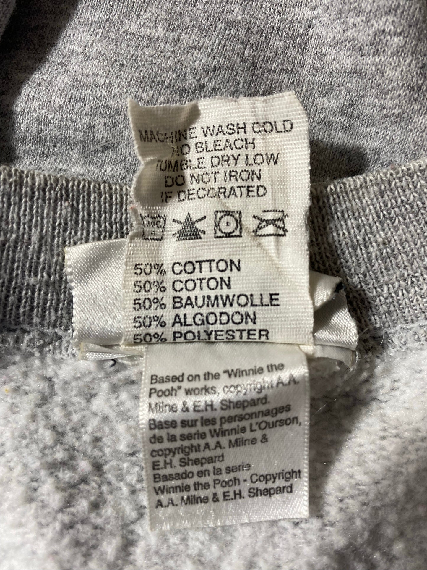 00’ DISNEY TIGGER Made in USA Size XL Vintage Sweat-Shirt / G7094S