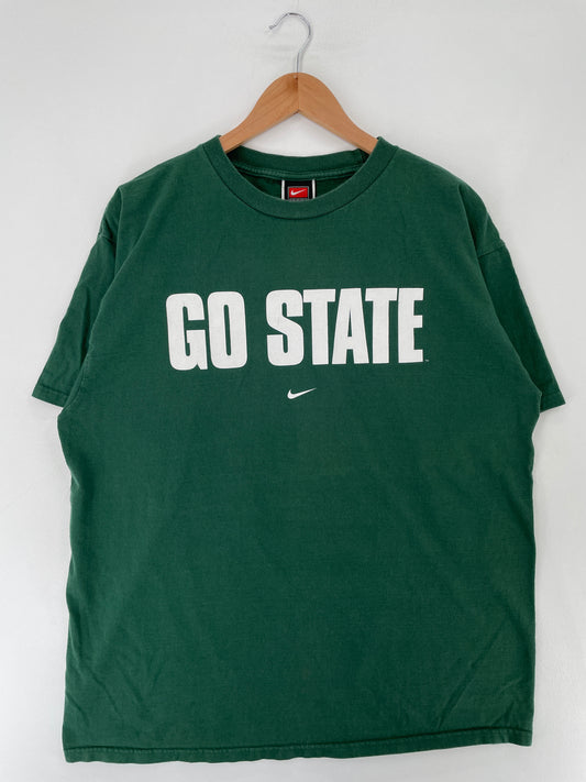 00' NIKE x MICHIGAN Size L Vintage College T-shirt / E7982T