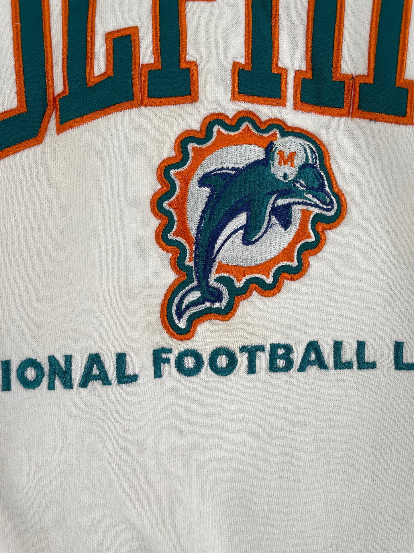 00’ MIAMI DOLPHINS Size XL Vintage NFL Sweat-Shirt / F203S
