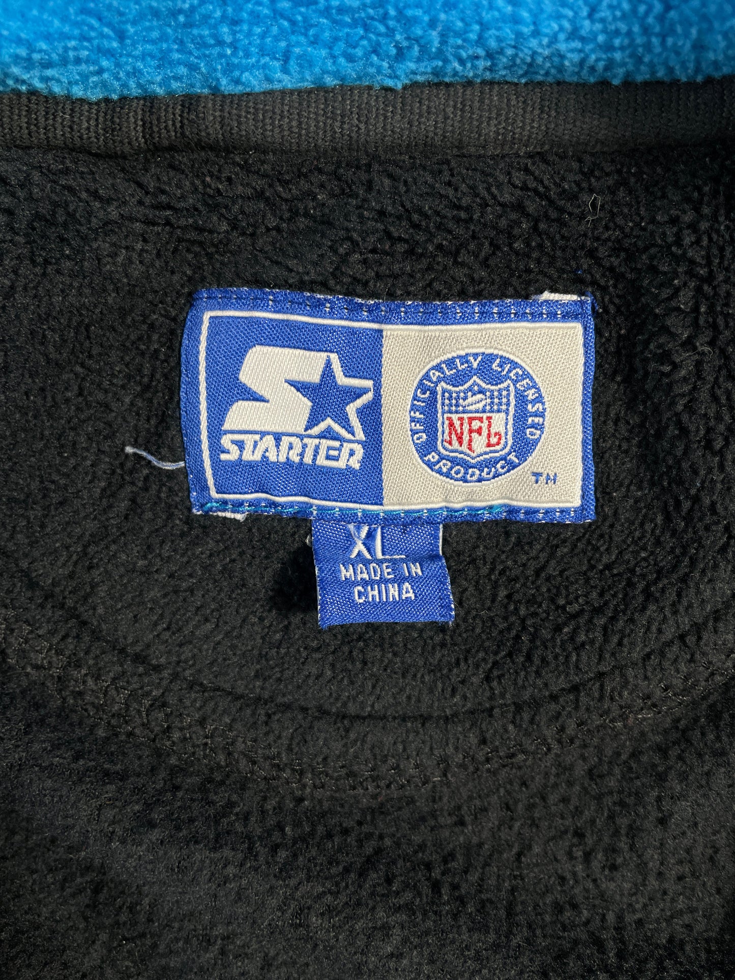 90’s STARTER x CAROLINA PANTHERS Size XL NFL Fleece / G5811F