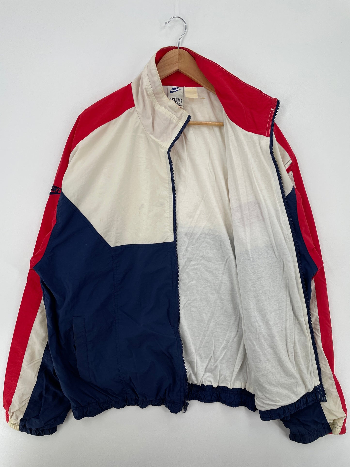 .90’s NIKE FORCE Size Approx.XXL Nylon Jacket / E8503N