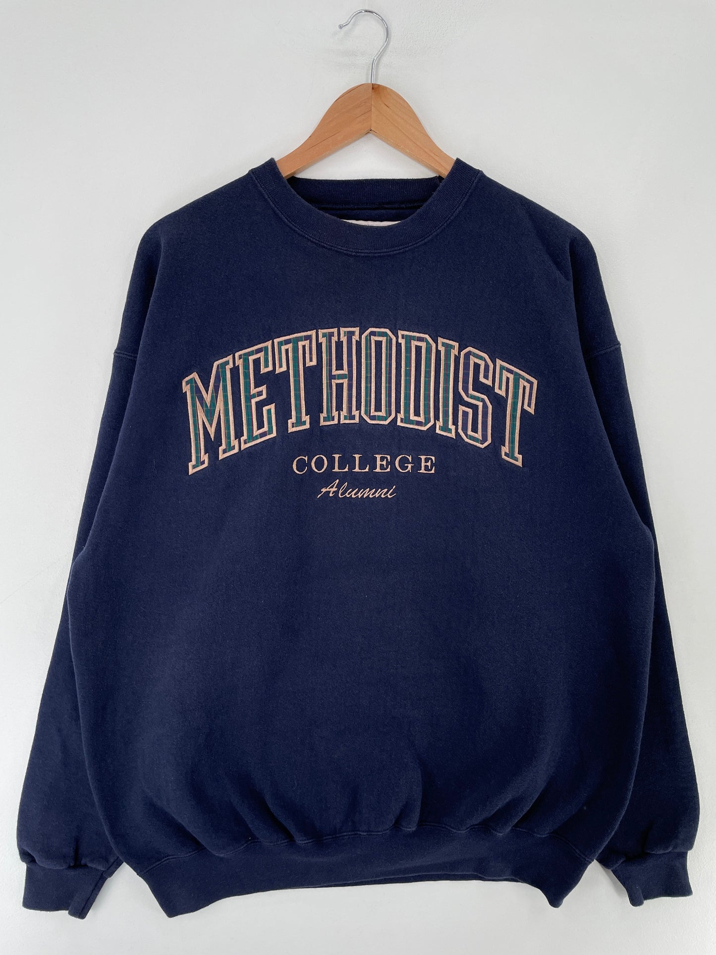 90's METHODIST Made in USA Size XL Vintage College Sweat-Shirt / G4216S