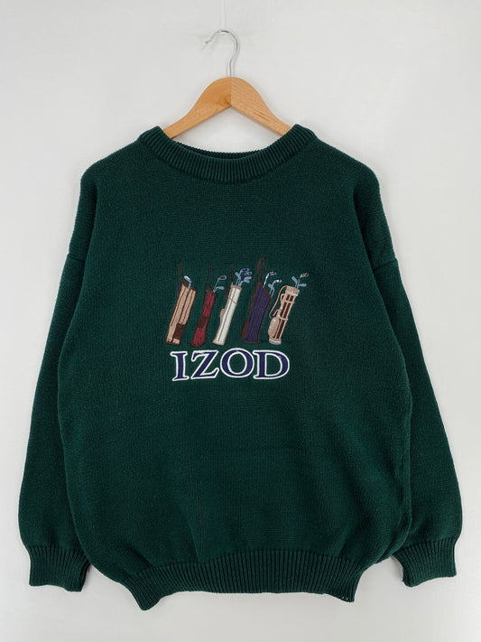 Vintage IZOD Size L Knit Sweater / F3903K