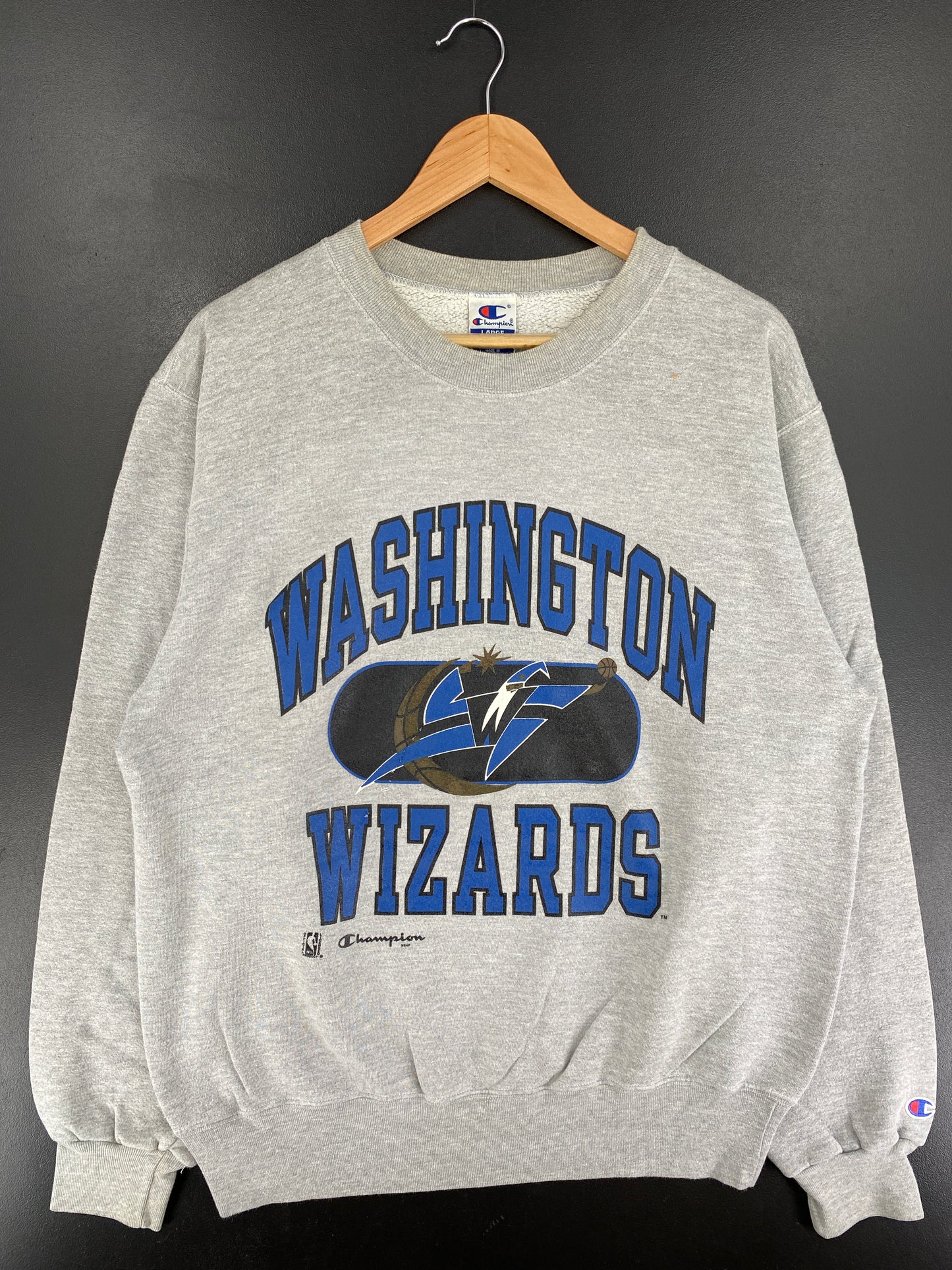 00' WASHINGTON WIZARDS Size L Vintage NBA Sweat-Shirt / F268S