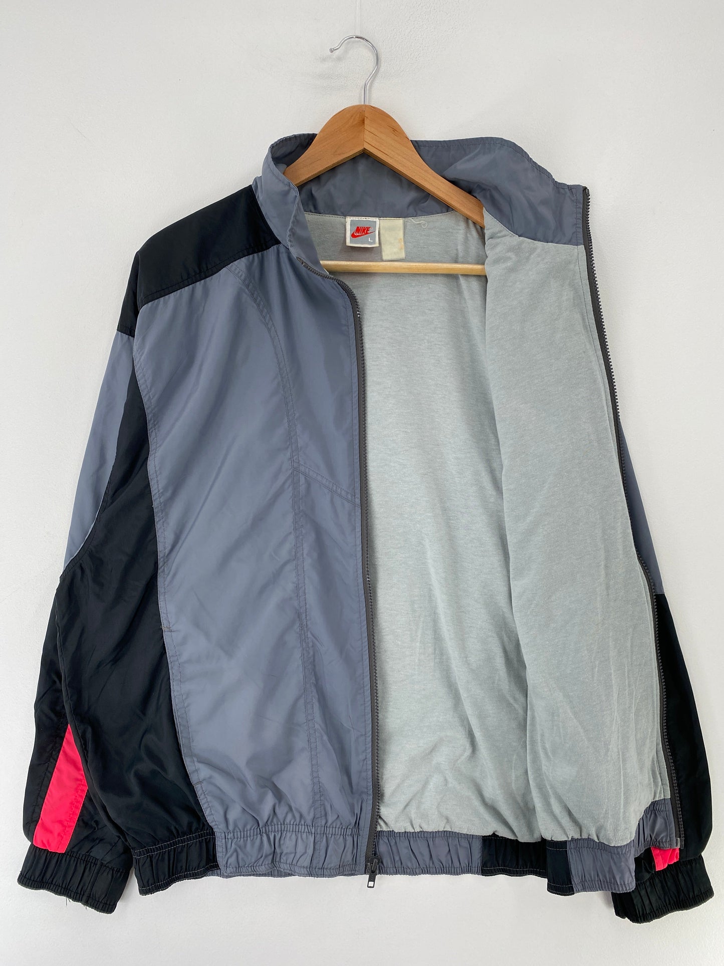 90's NIKE Silver Tag Size L Vintage Nylon Jacket / F7185N