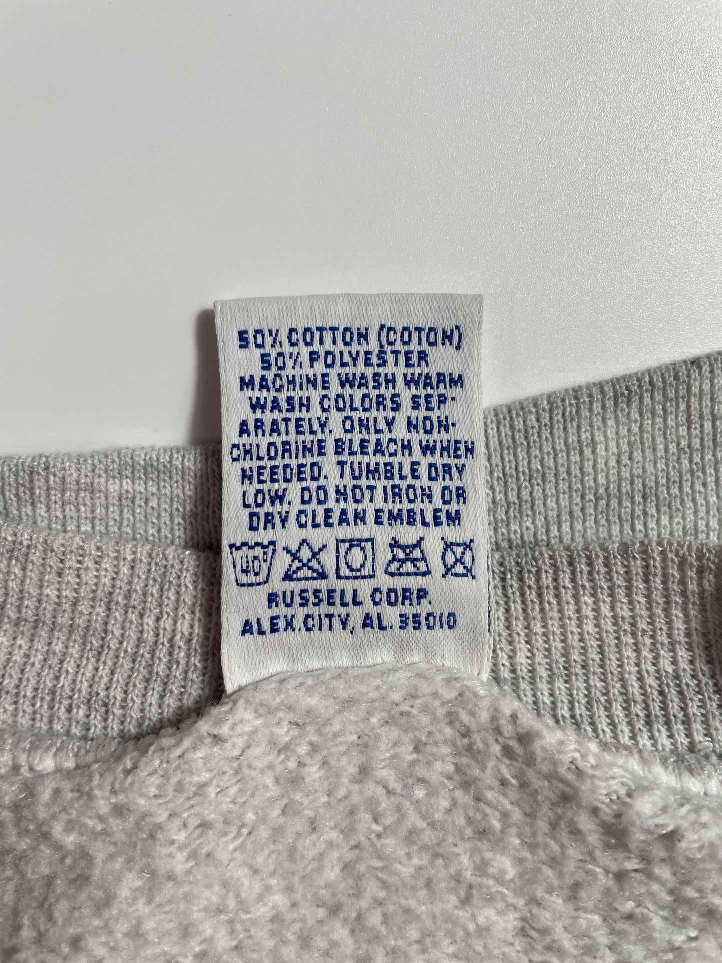 90's RUSSELL x HARGRAVE Made in USA Size XL Vintage College Sweat shirt / G6393S