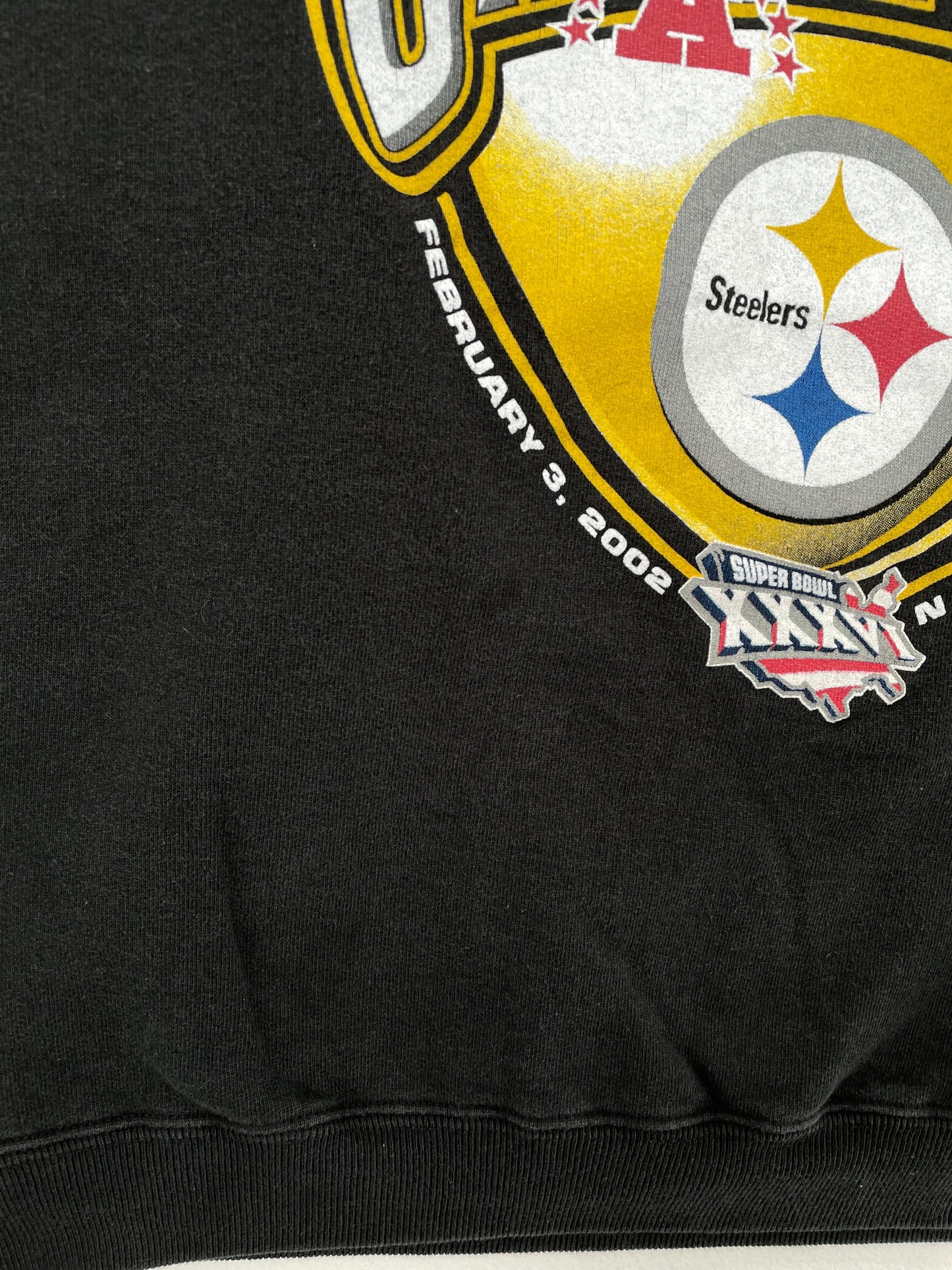 2001 PITTSBURGH STEELERS Size L Vintage NFL Sweatshirt / G5254S