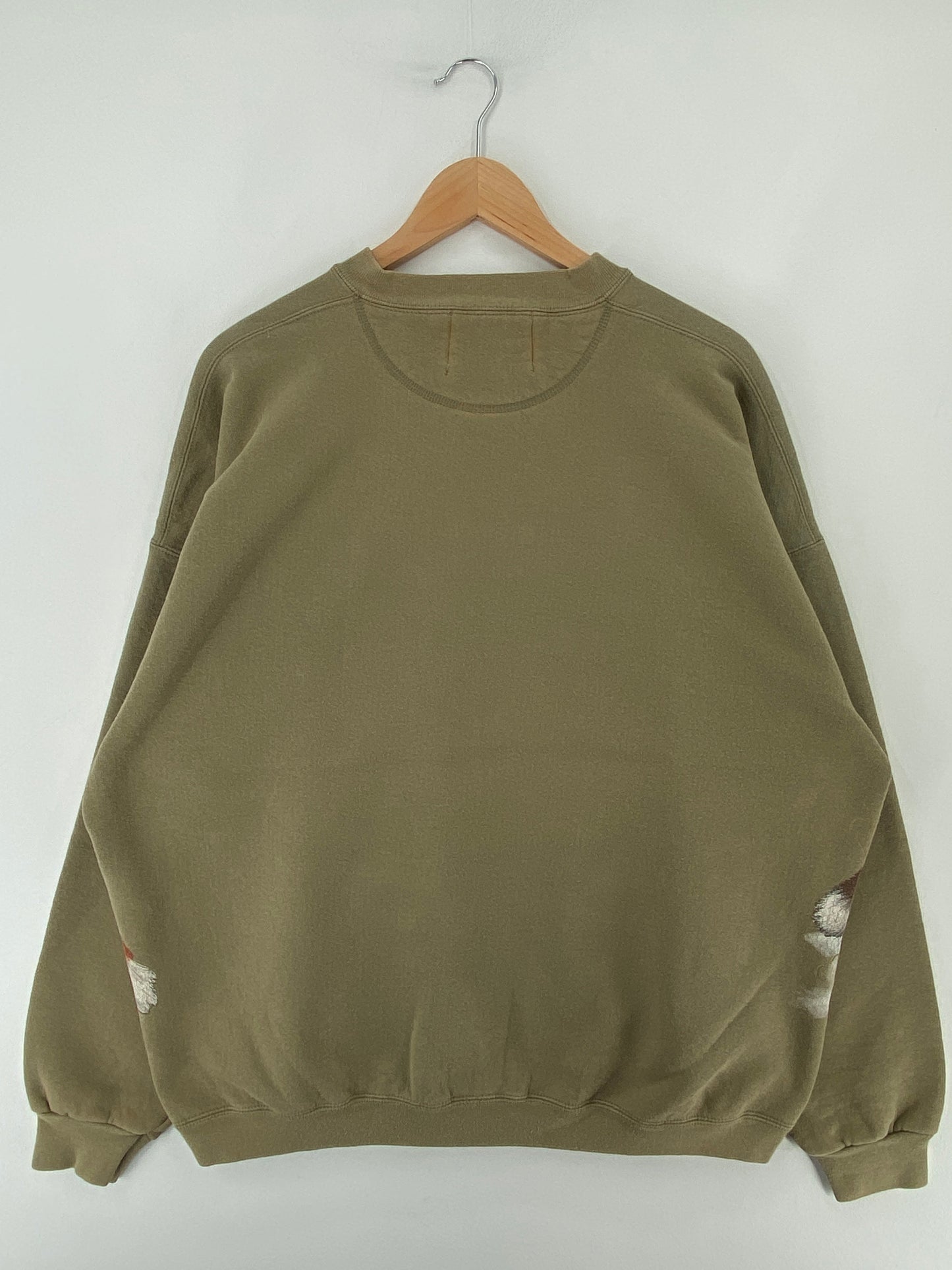 90's FOX Made in USA Size XL Vintage Animal Sweat-Shirt / F4057S
