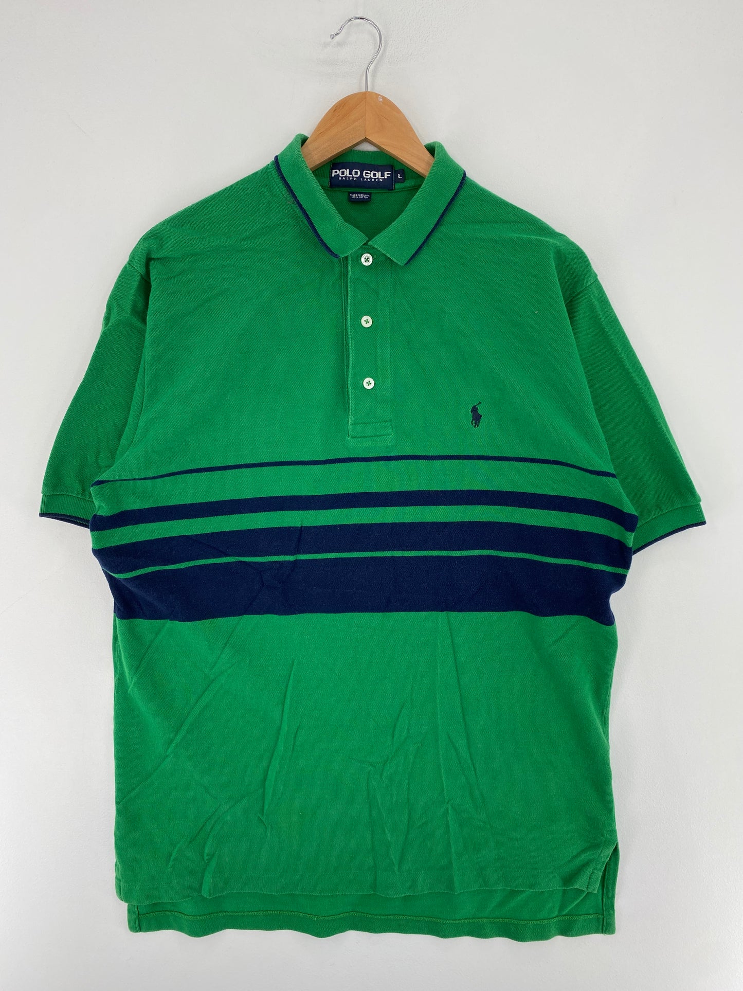 .90's POLO GOLF RALPH LAUREN Size L Vintage Polo-Shirt / E9151R