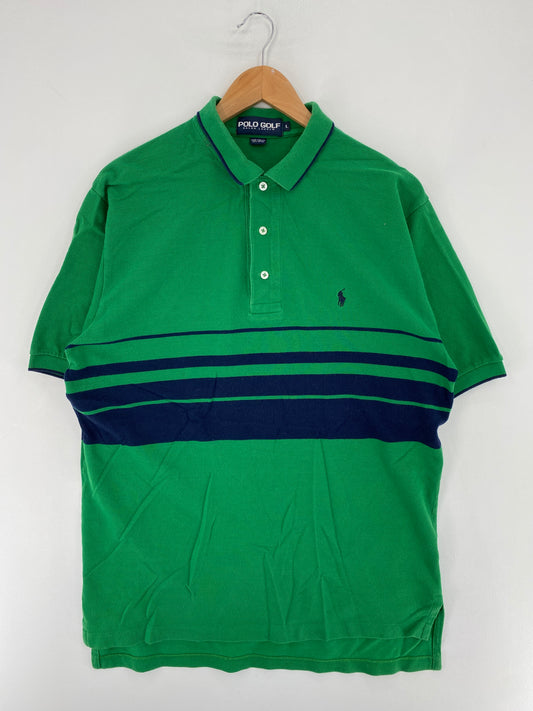 .90's POLO GOLF RALPH LAUREN Size L Vintage Polo-Shirt / E9151R