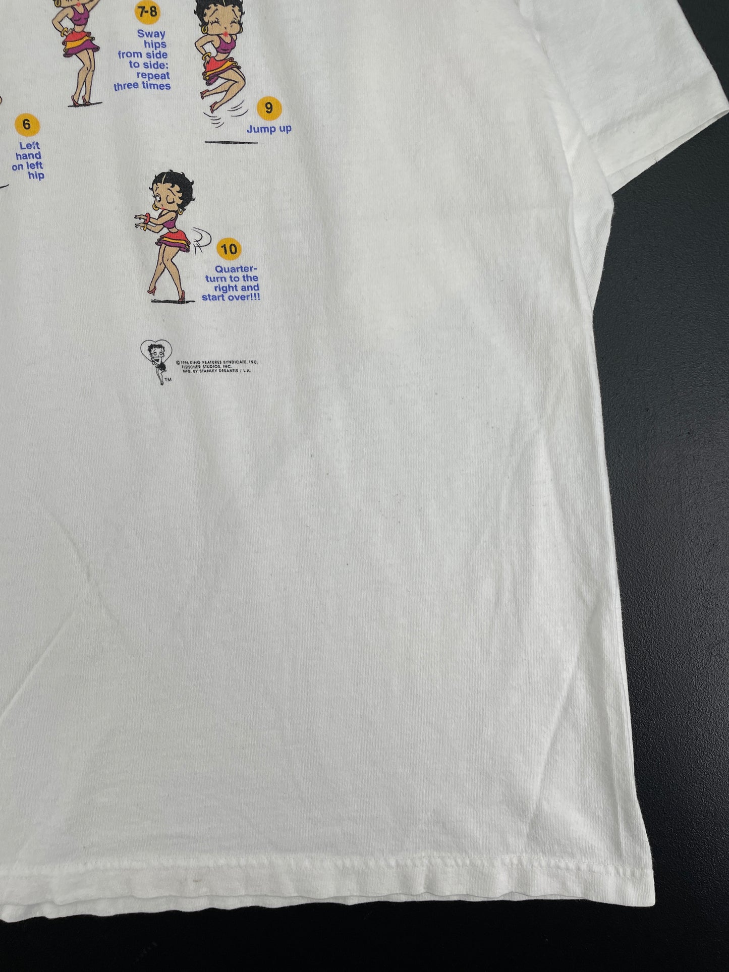 .1996 BETTY BOOP Made in USA Size XL Vintage T-Shirt / E9297T