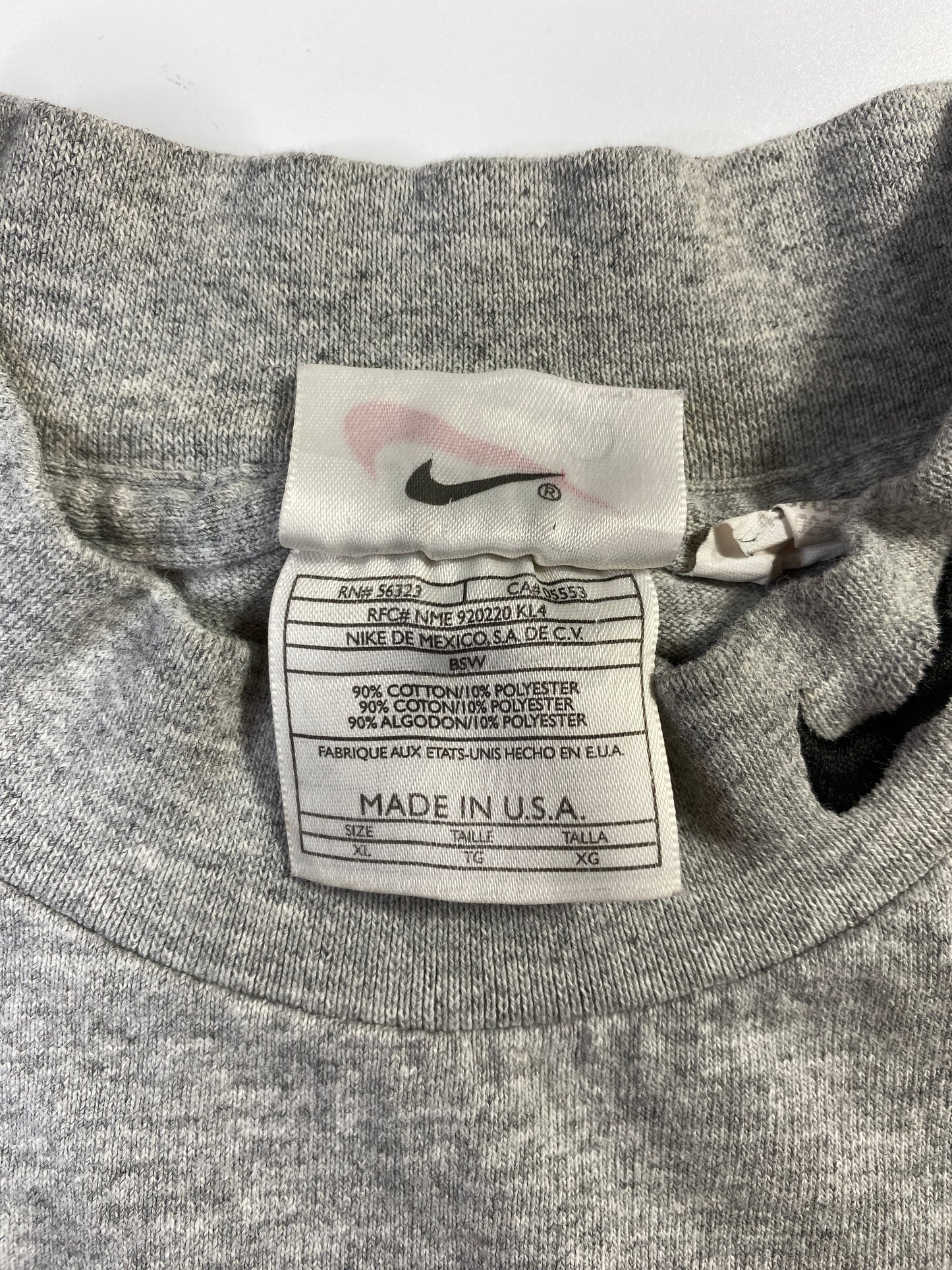 90's NIKE Made in USA Size XL Vintage Long Sleeve T-Shirt / E8858T