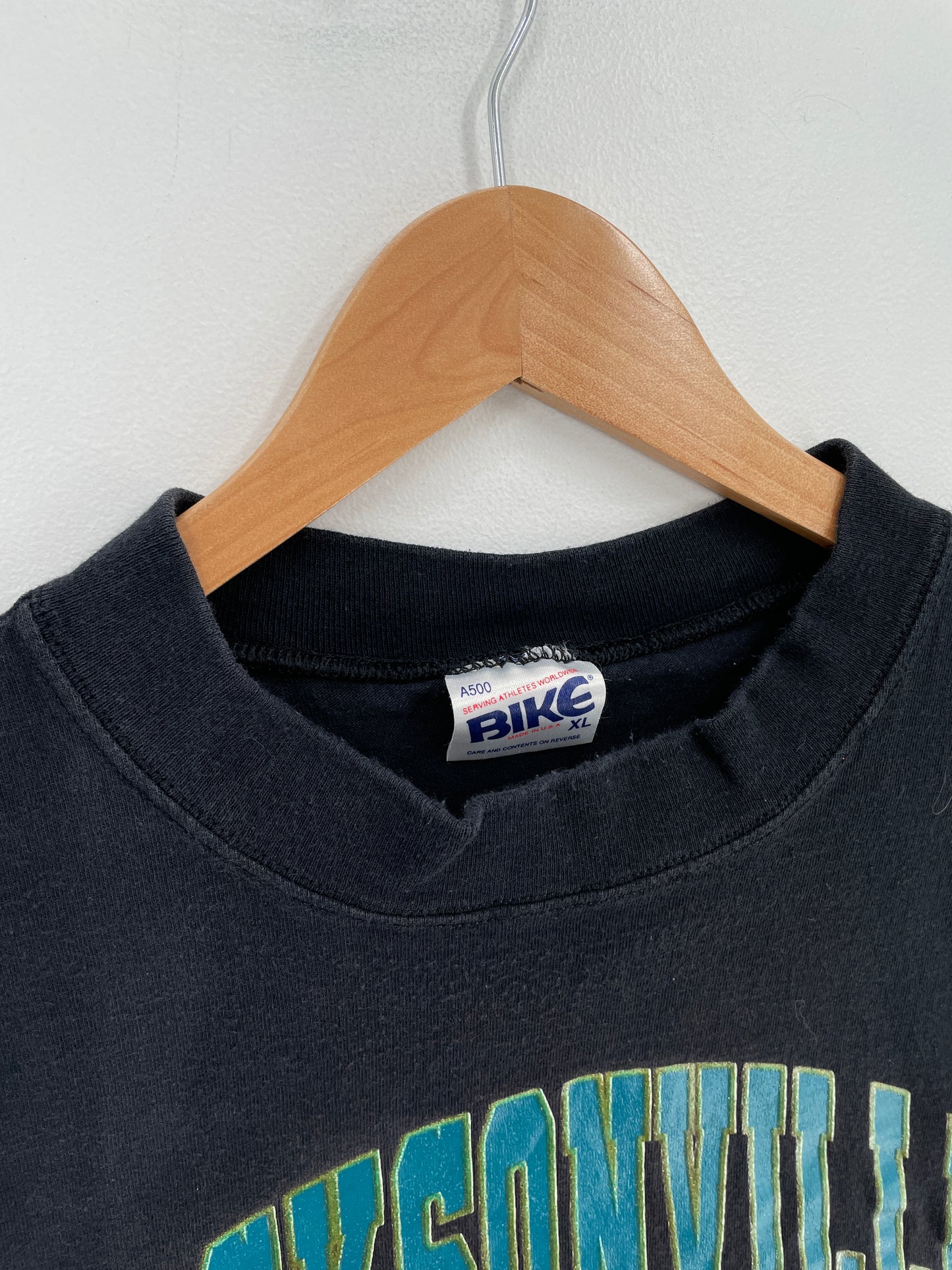 1993 JACKSONVILLE JAGUARS Made in USA Size XL Vintage NFL T-shirt / E7138T