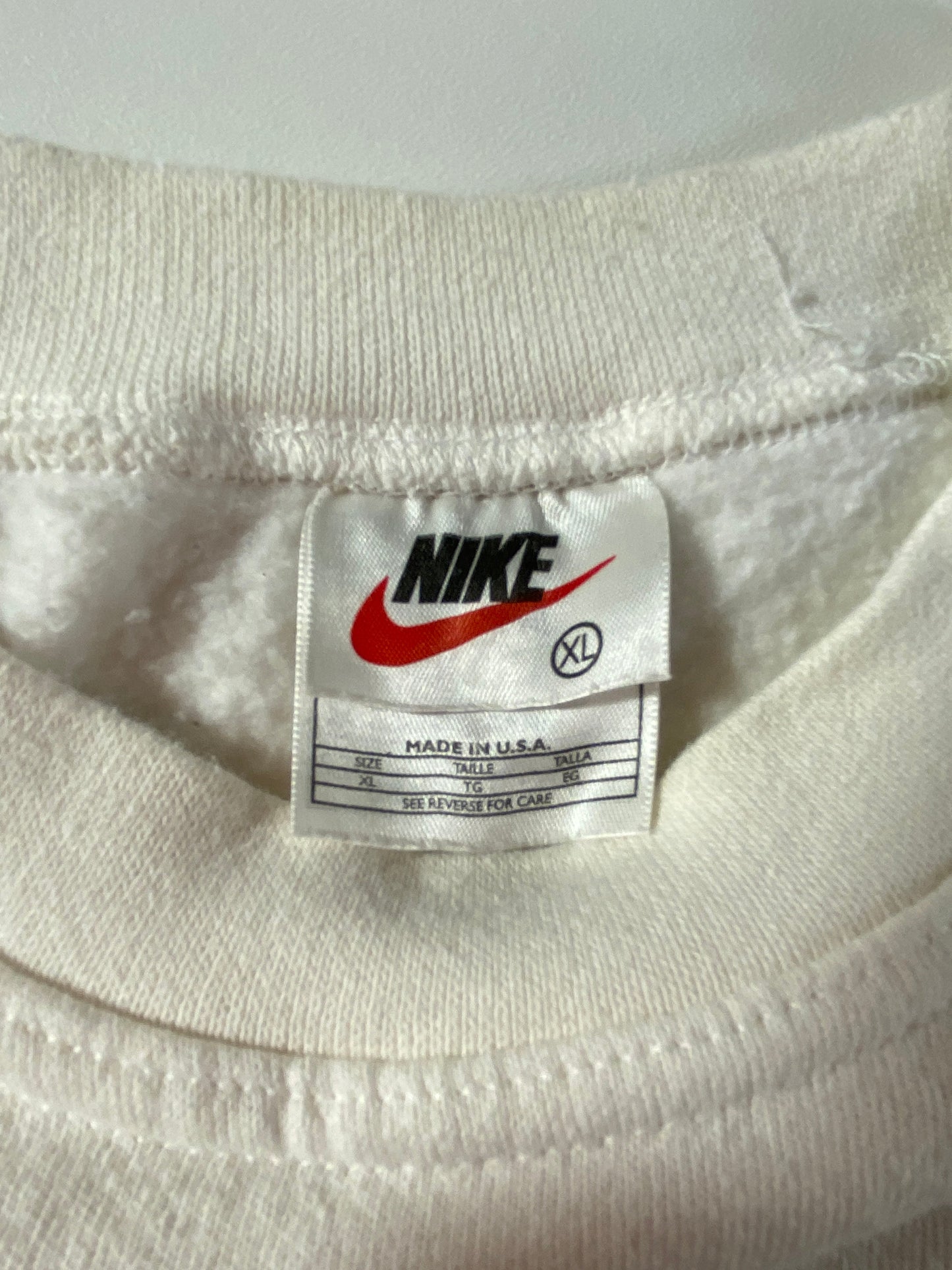 90's NIKE MINI SWOOSH Made in USA Size XL Vintage Sweat-shirt / F3119S